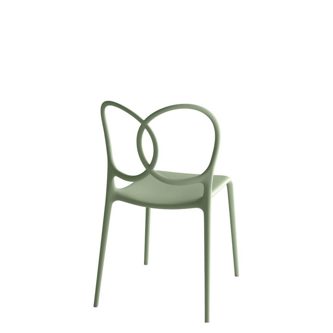 Sissi Stackable Chair Green Polypropylene By Driade In New Condition For Sale In Beverly Hills, CA