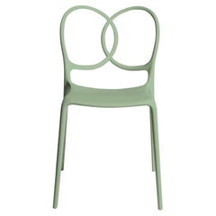 Chaise empilable Sissi en polypropylène vert par Driade