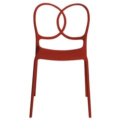 Sissi Stackable Chair Red Polypropylene By Driade