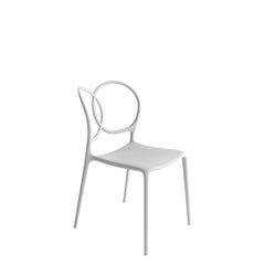 In stock Sissi Stackable Chair White Polypropylene by Driade