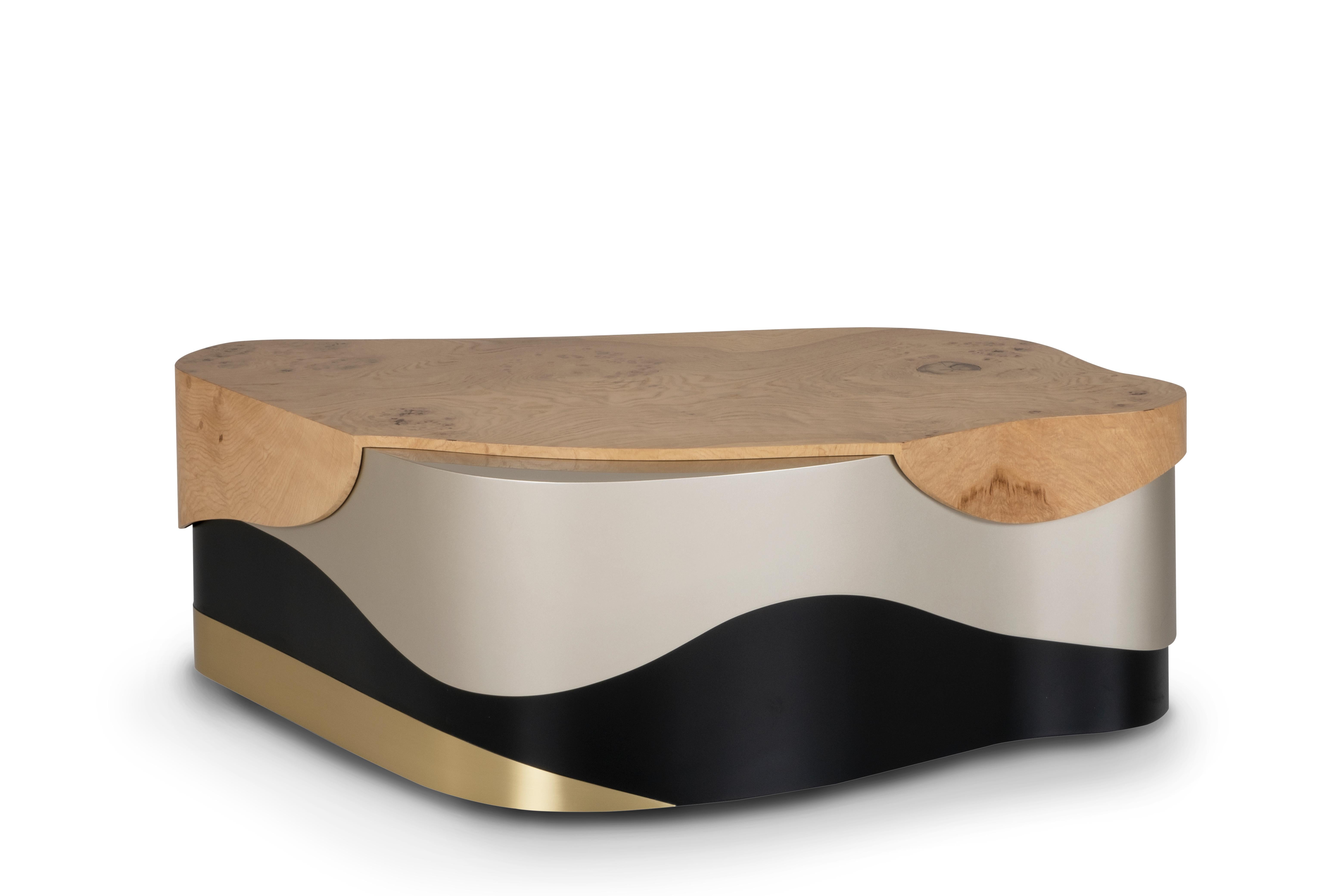 Sistelo Coffee Table, Contemporary Collection, Handcrafted in Portugal - Europe by Greenapple.

In perfect harmony with Sistelo’s breathtaking landscape, this side table incorporates the shapes and forms of the Portuguese hidden gem on the outskirts