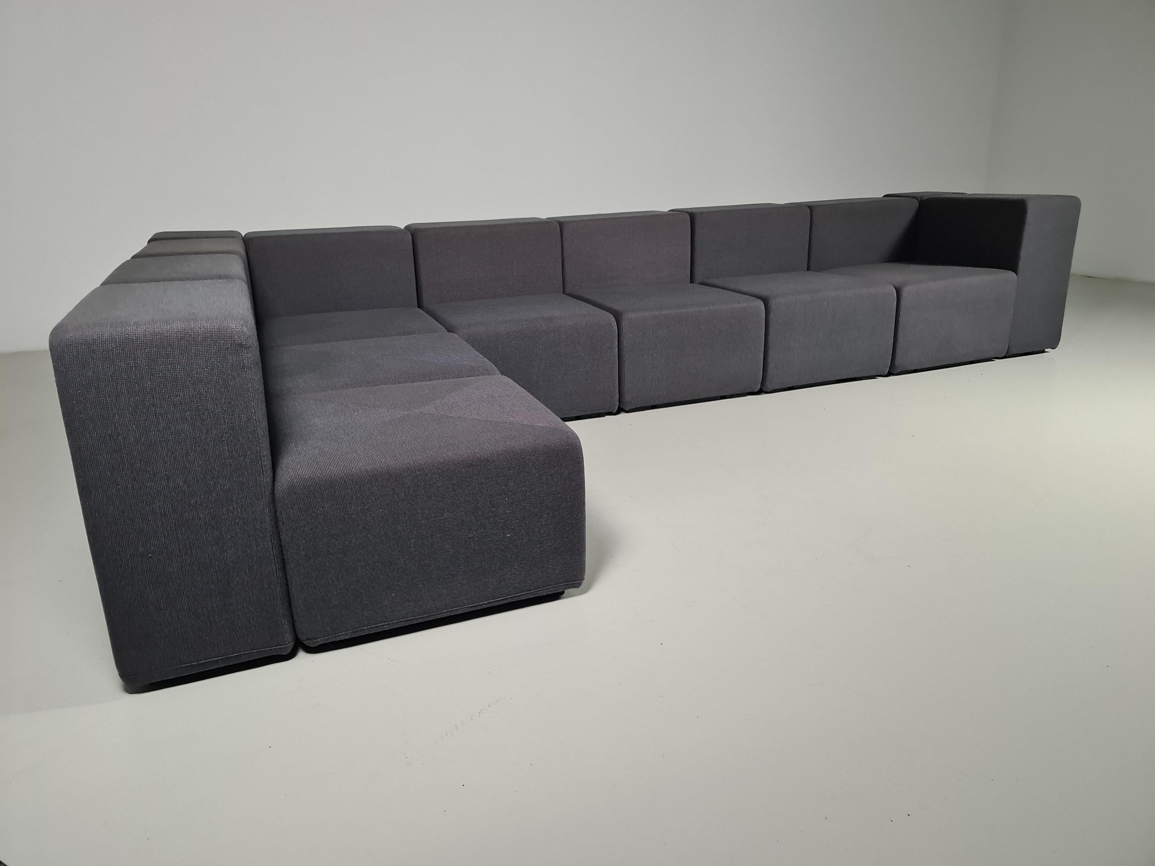 Modulares Sistema 61-Sofa von Giancarlo Piretti fr Anonima Castelli, 1970er Jahre (Moderne der Mitte des Jahrhunderts) im Angebot