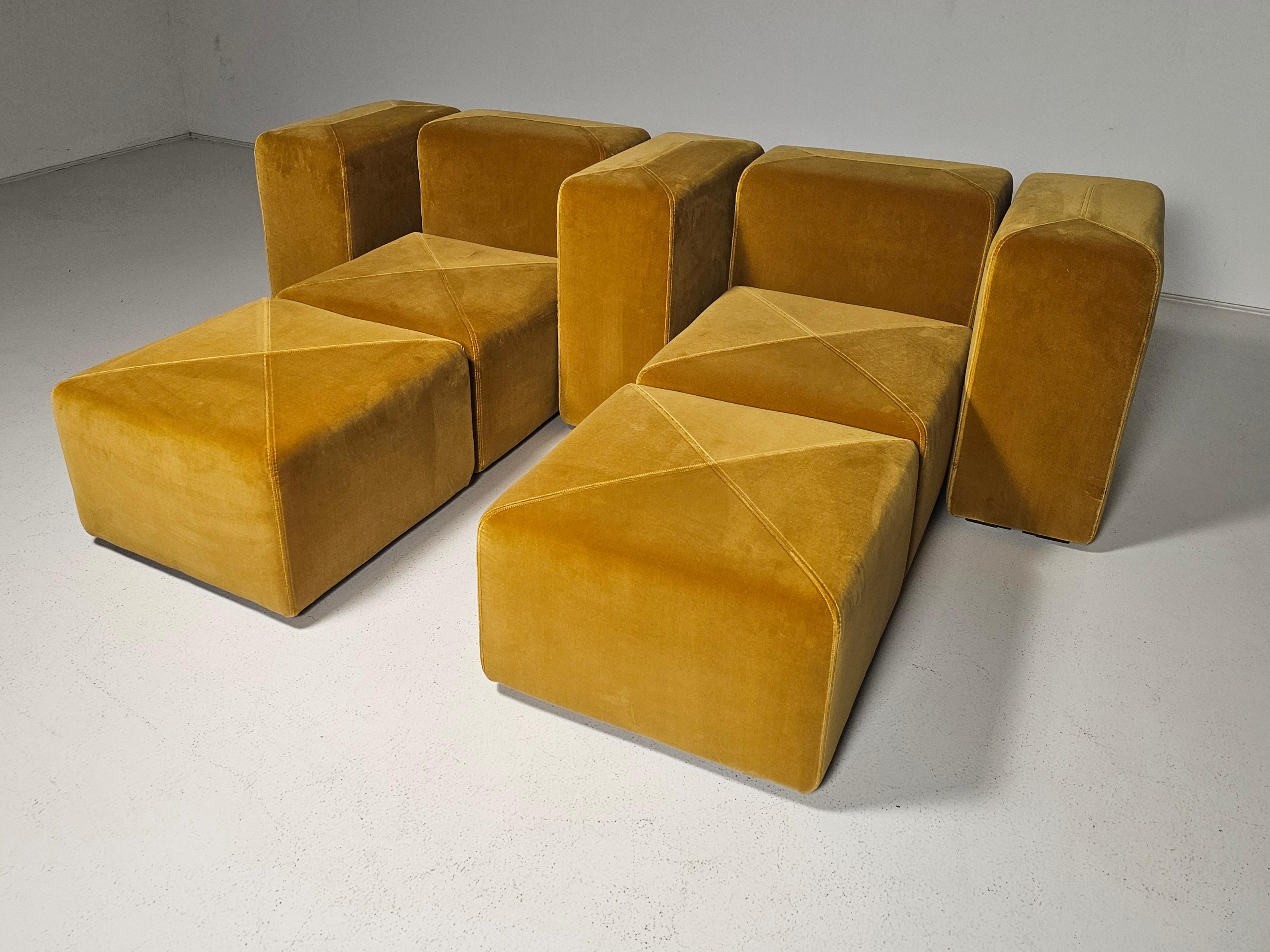 Sistema 61 Modular Sofa by Giancarlo Piretti for Anonima Castelli, 1970s (Europäisch)