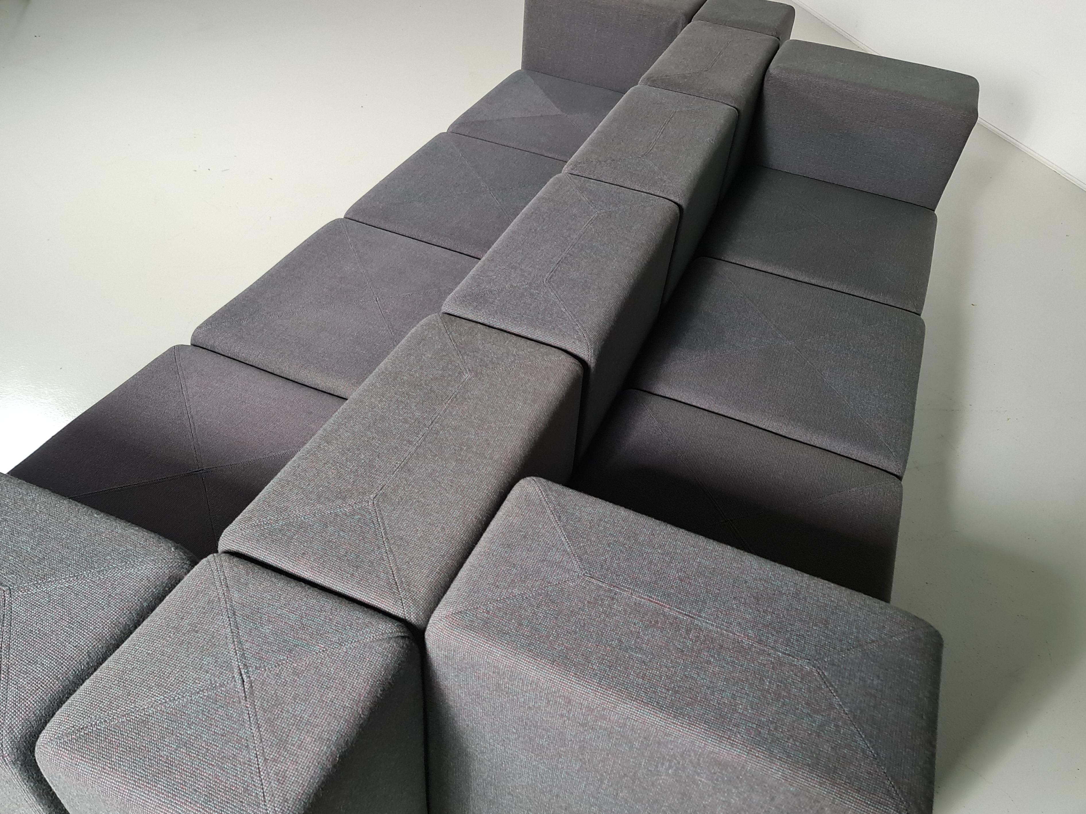 Sistema 61 Modular Sofa by Giancarlo Piretti for Anonima Castelli, 1970s In Good Condition For Sale In amstelveen, NL