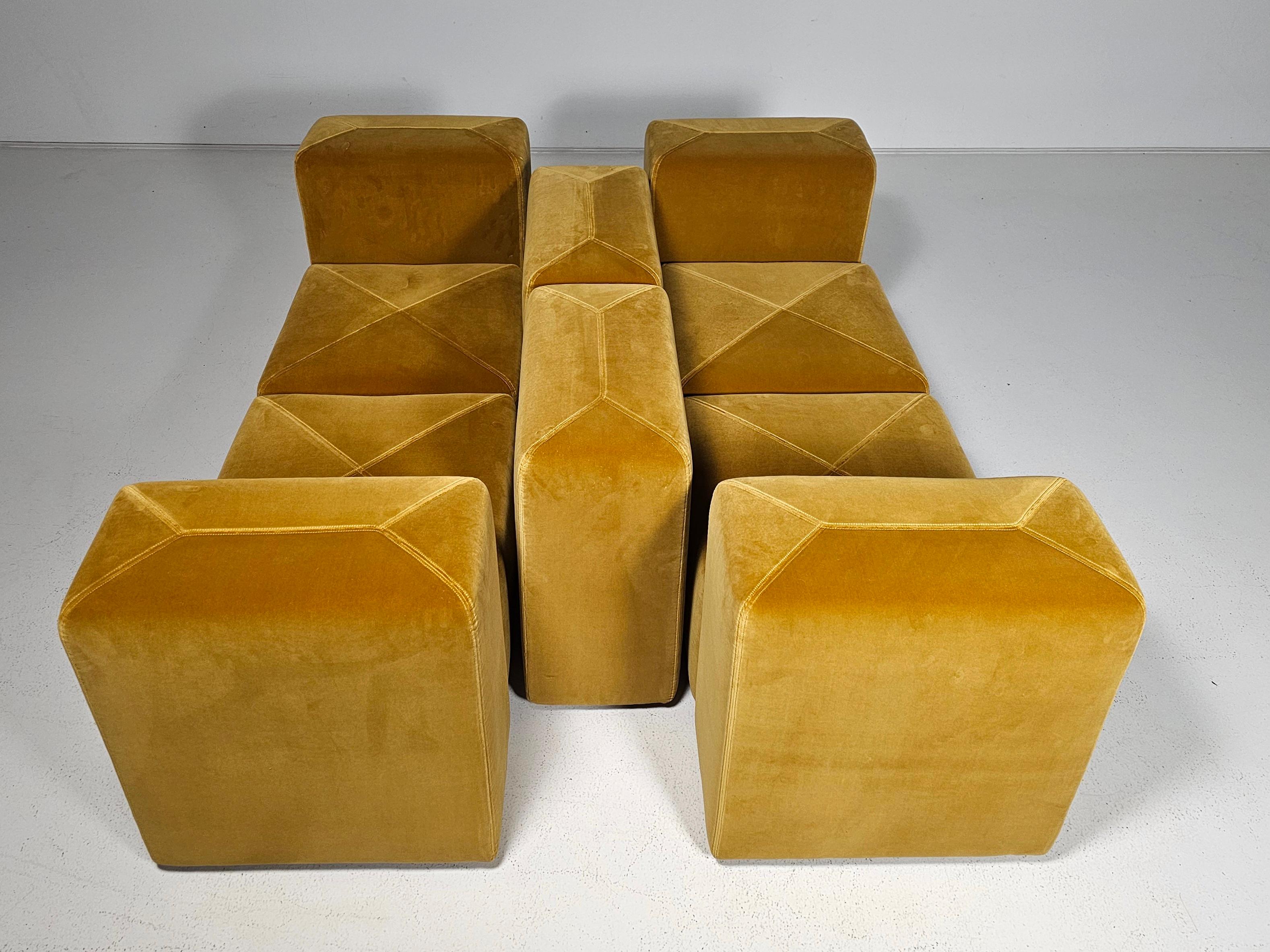Sistema 61 Modular Sofa by Giancarlo Piretti for Anonima Castelli, 1970s im Zustand „Gut“ in amstelveen, NL