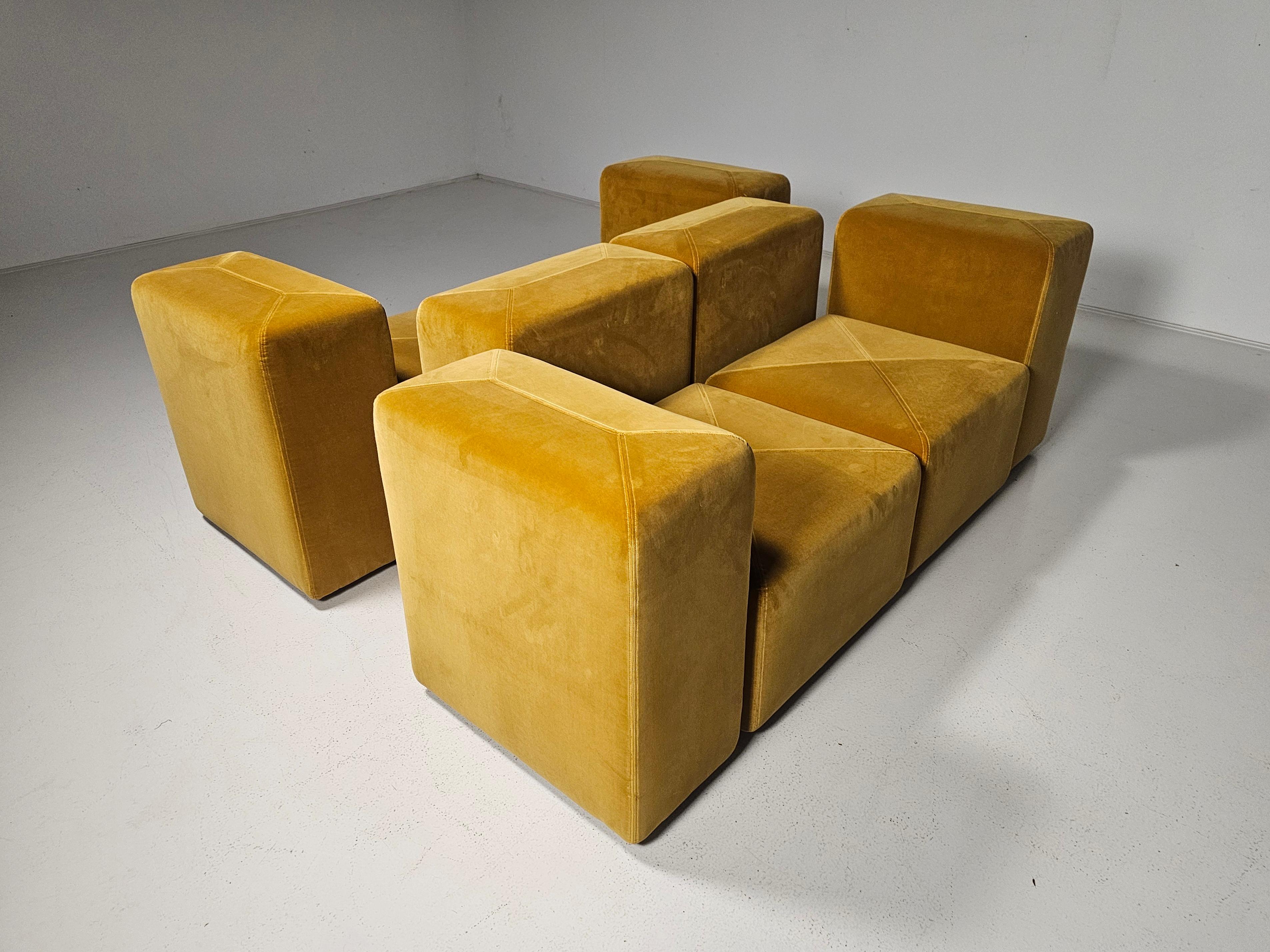 Sistema 61 Modular Sofa by Giancarlo Piretti for Anonima Castelli, 1970s (Ende des 20. Jahrhunderts)