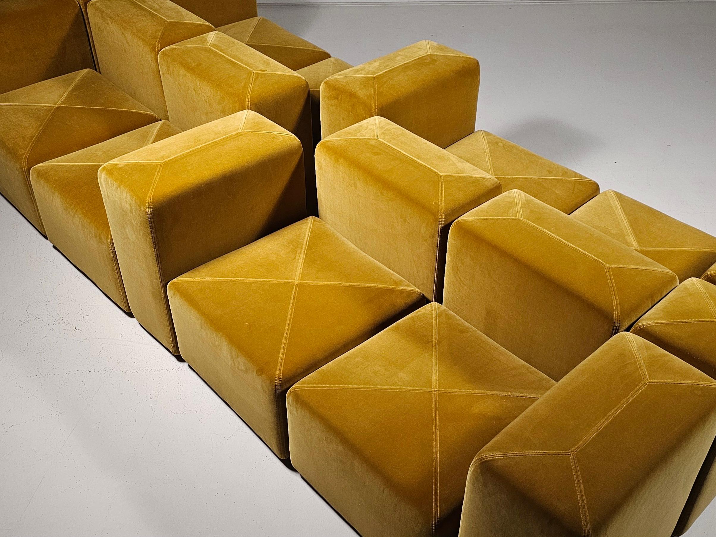 Fin du 20e siècle Sistema 61 Modular Sofa by Giancarlo Piretti for Anonima Castelli, 1970s en vente