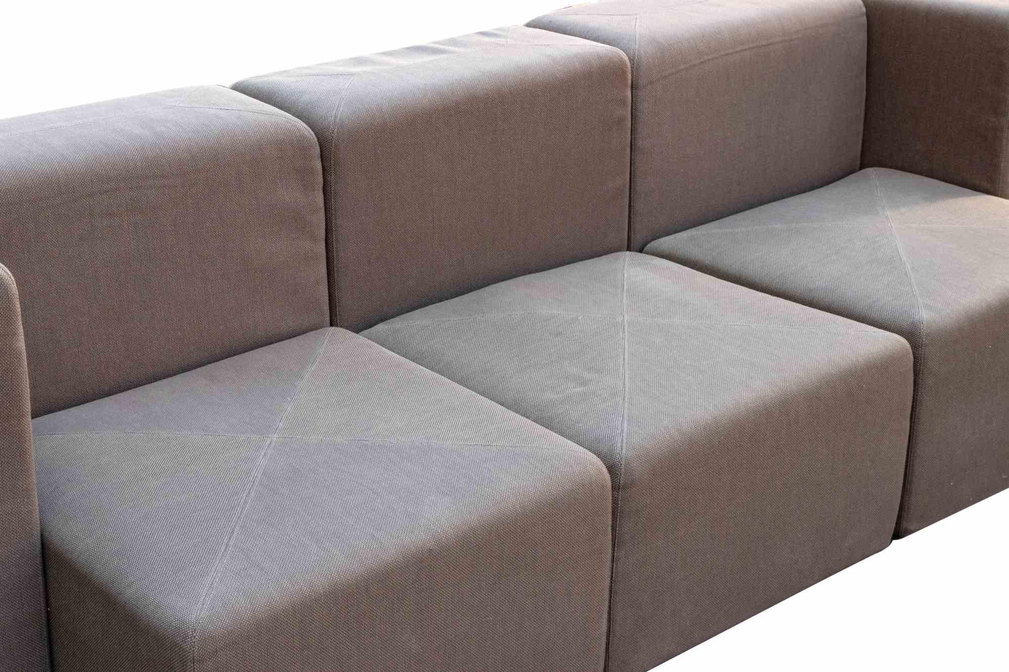 Fabric Sistema 61 Modular Sofa by Giancarlo Piretti for Castelli, 1970s