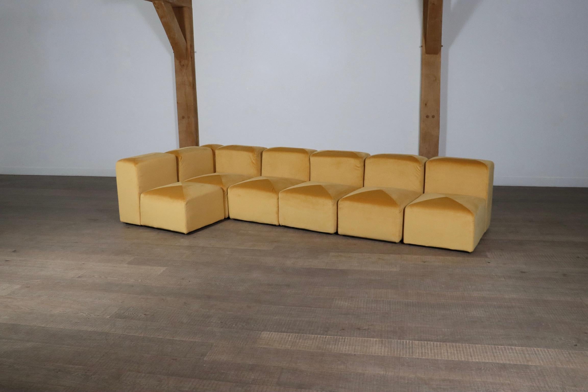 Sistema 61 Modular Sofa By Giancarlo Piretti For Castelli, Italy 1970s 6