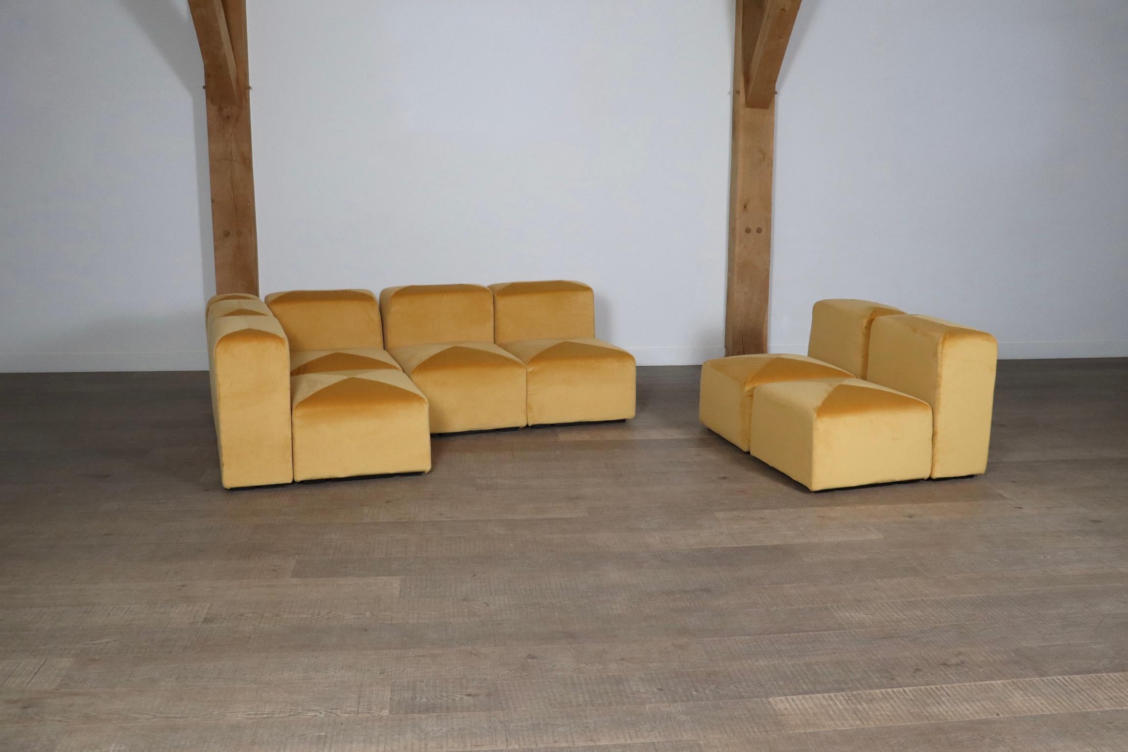Sistema 61 Modular Sofa By Giancarlo Piretti For Castelli, Italy 1970s 7