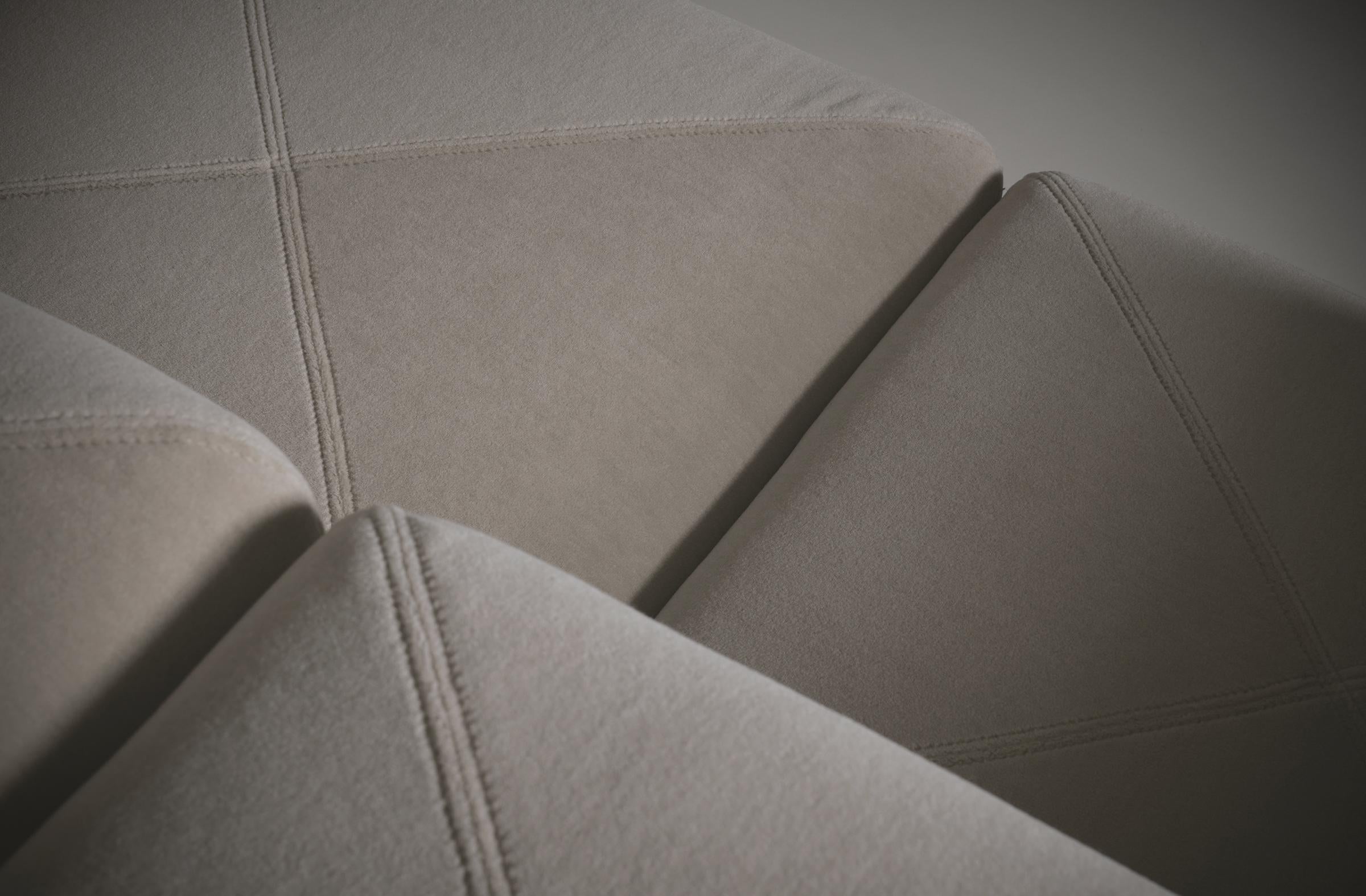 Mid-Century Modern Sistema 61 Modular Sofa by Giancarlo Piretti for Castelli, Italy, 1970s