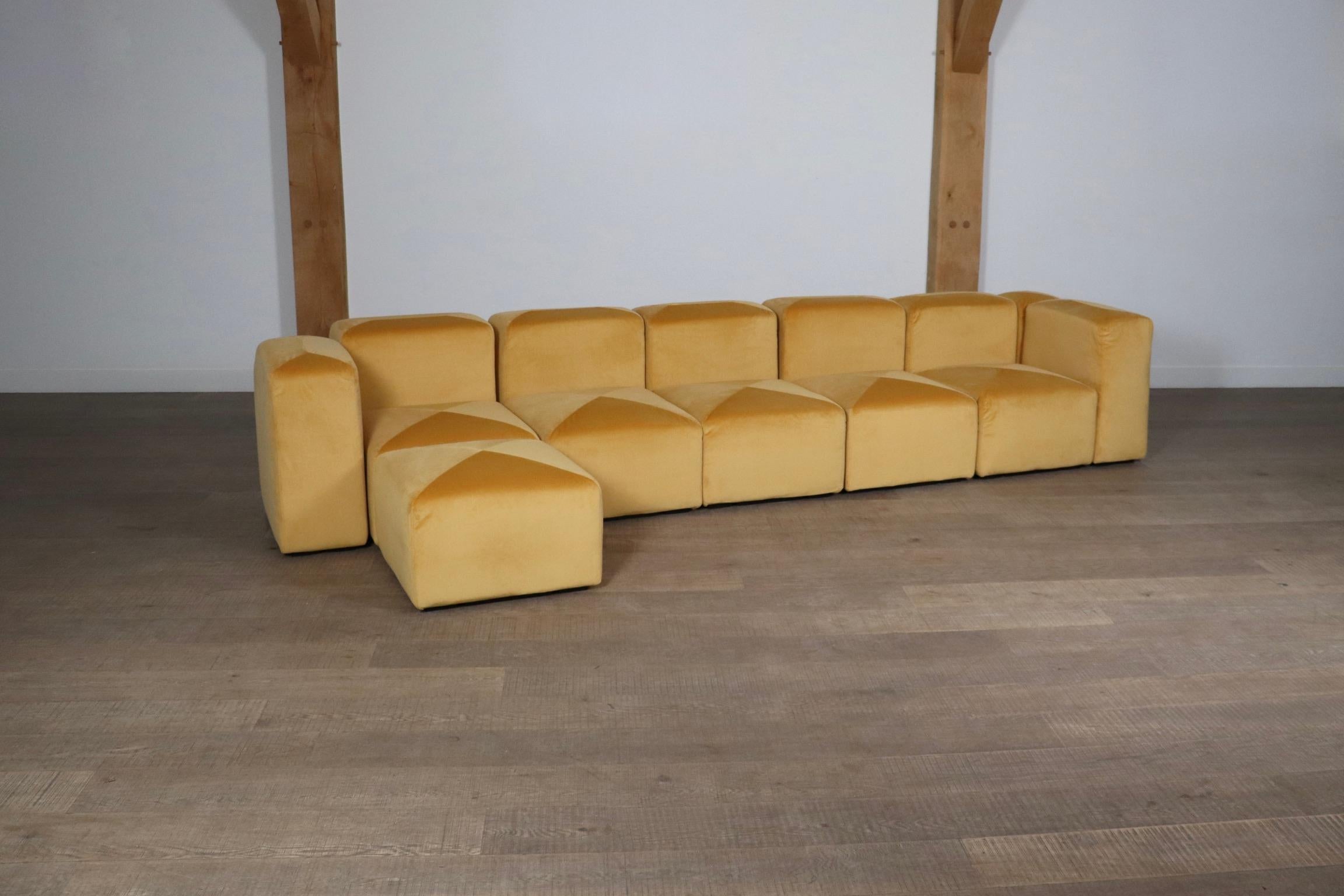 Sistema 61 Modular Sofa By Giancarlo Piretti For Castelli, Italy 1970s In Good Condition In ABCOUDE, UT