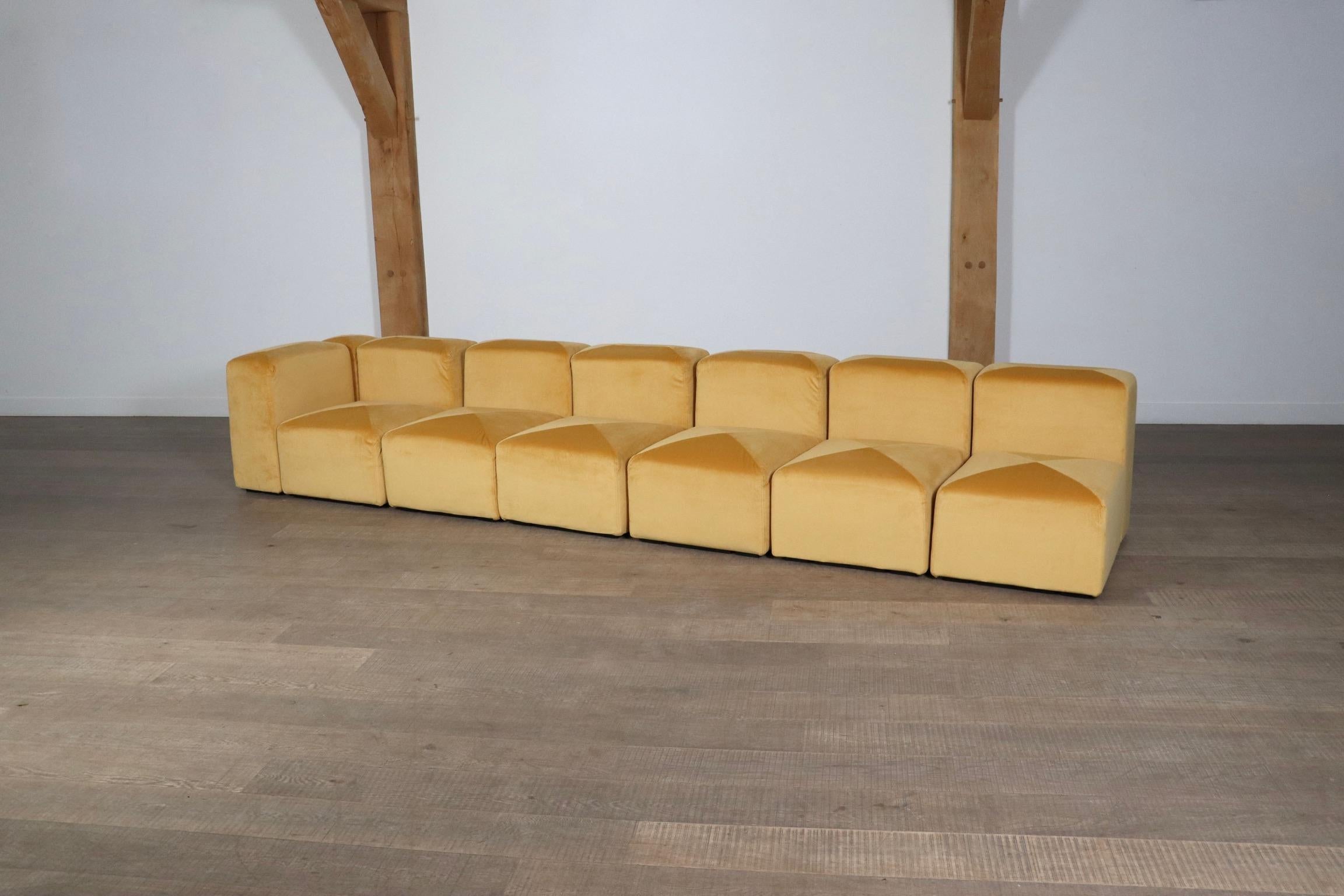 Sistema 61 Modular Sofa By Giancarlo Piretti For Castelli, Italy 1970s 3