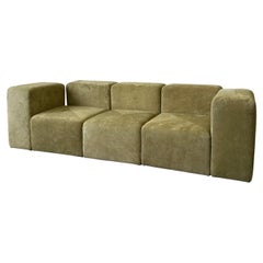 Used Sistema 61 Sofa by Giancarlo Piretti in Holly Hunt Suede