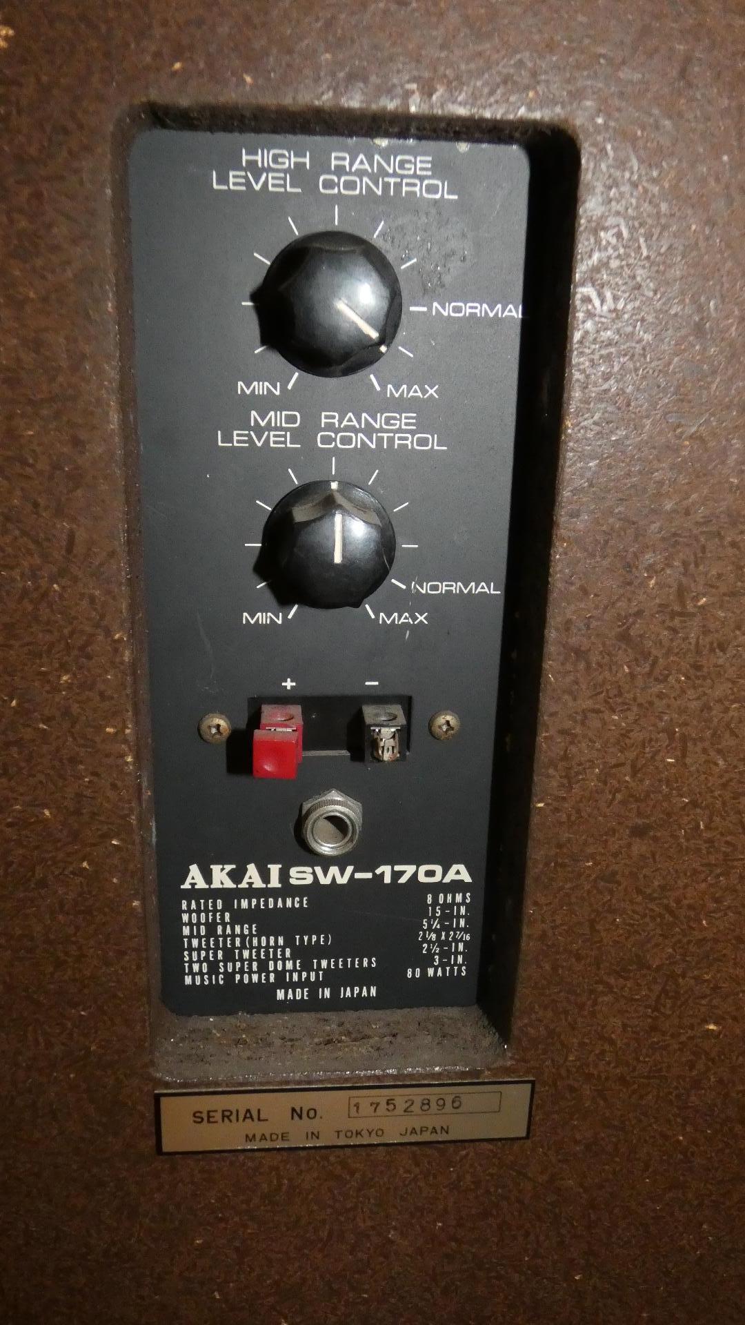 Sistema de 6 altavoces de 5 vías modelo Sw-170a de Akai Electric Co., Tokio 4