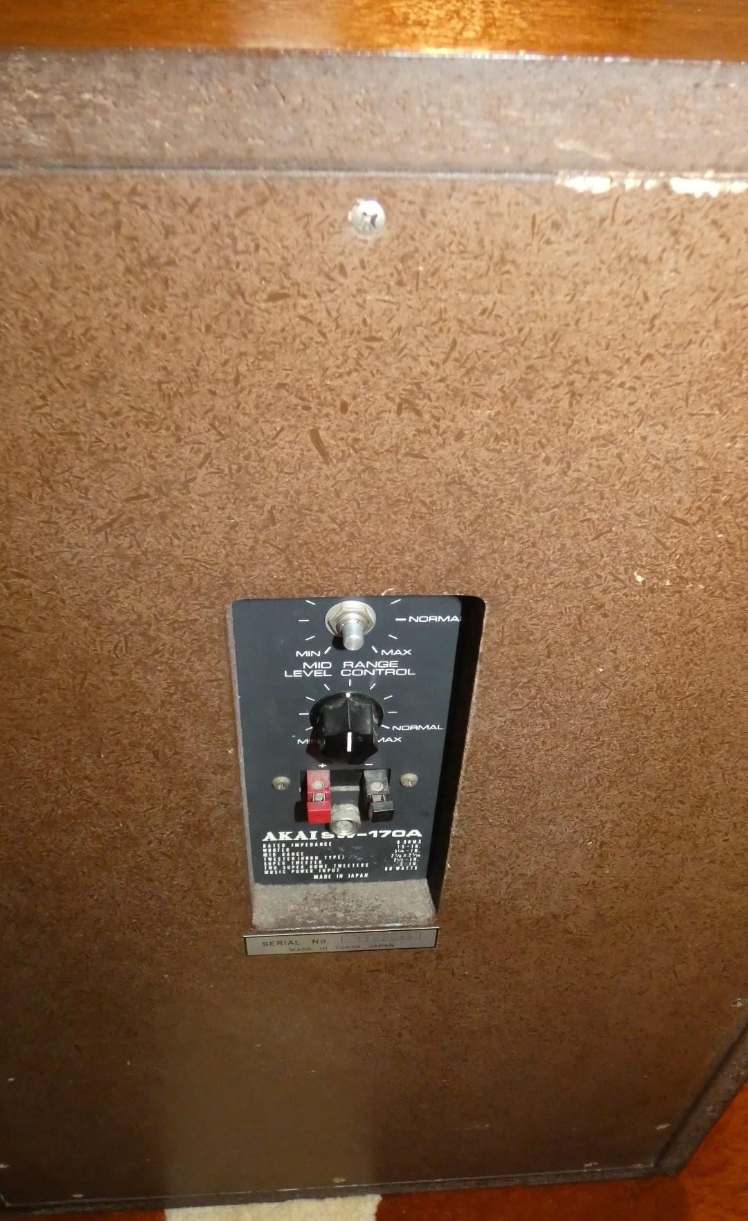 Sistema de 6 altavoces de 5 vías modelo Sw-170a de Akai Electric Co., Tokio 7