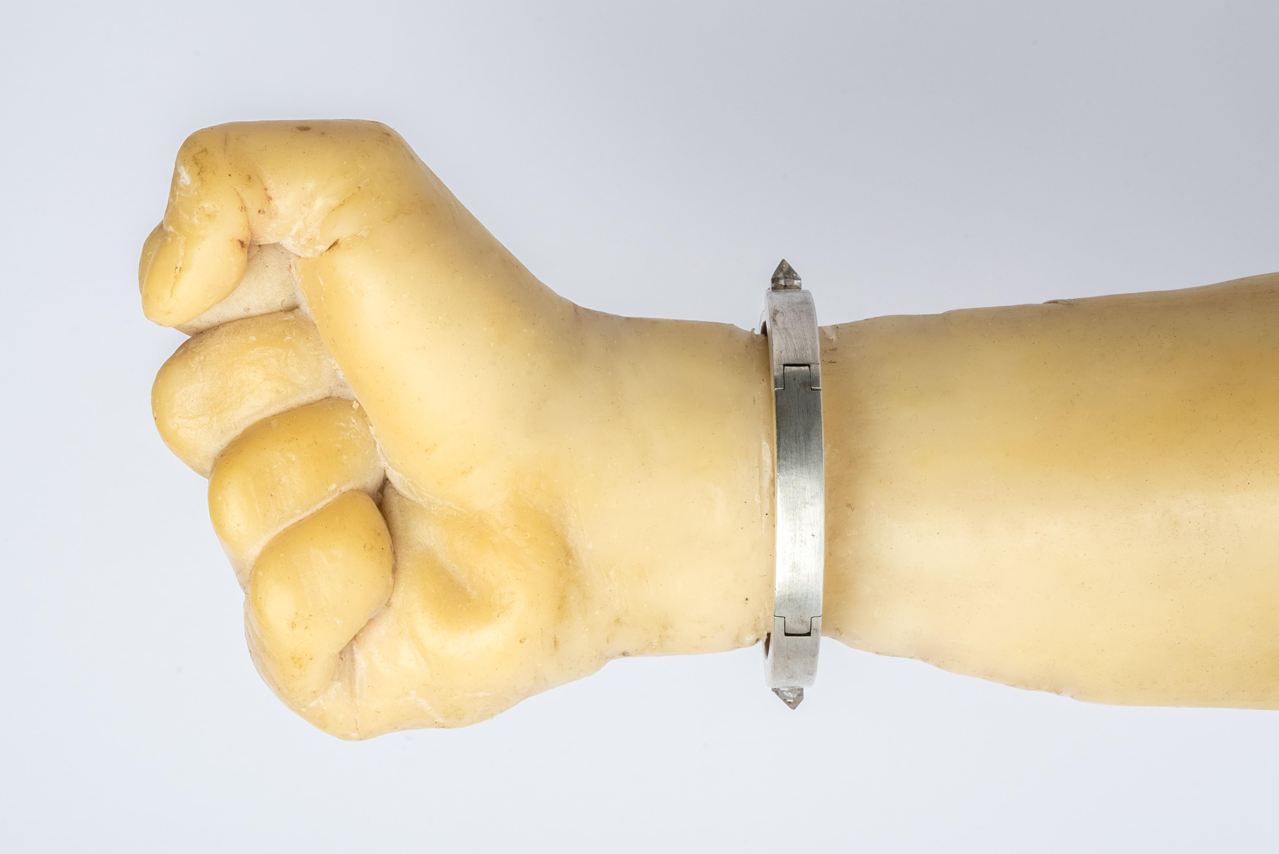Sistema-Armband V2 (Herkimer Spikes, 9mm, DA+PA+HER) für Damen oder Herren im Angebot