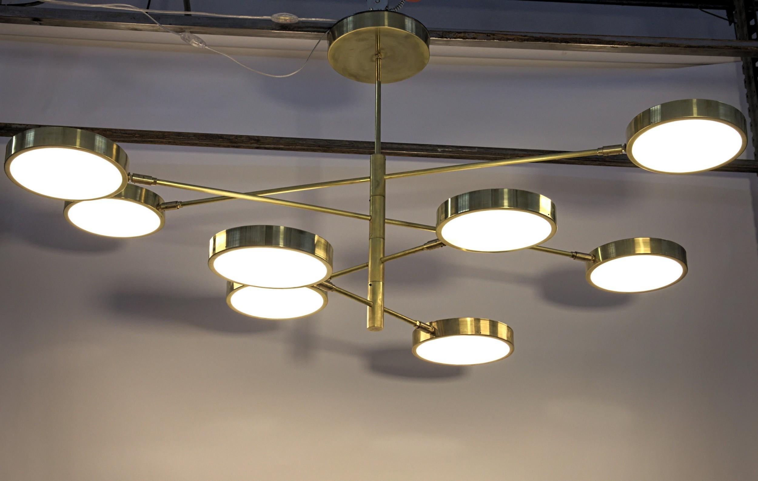 chandelier over dining table