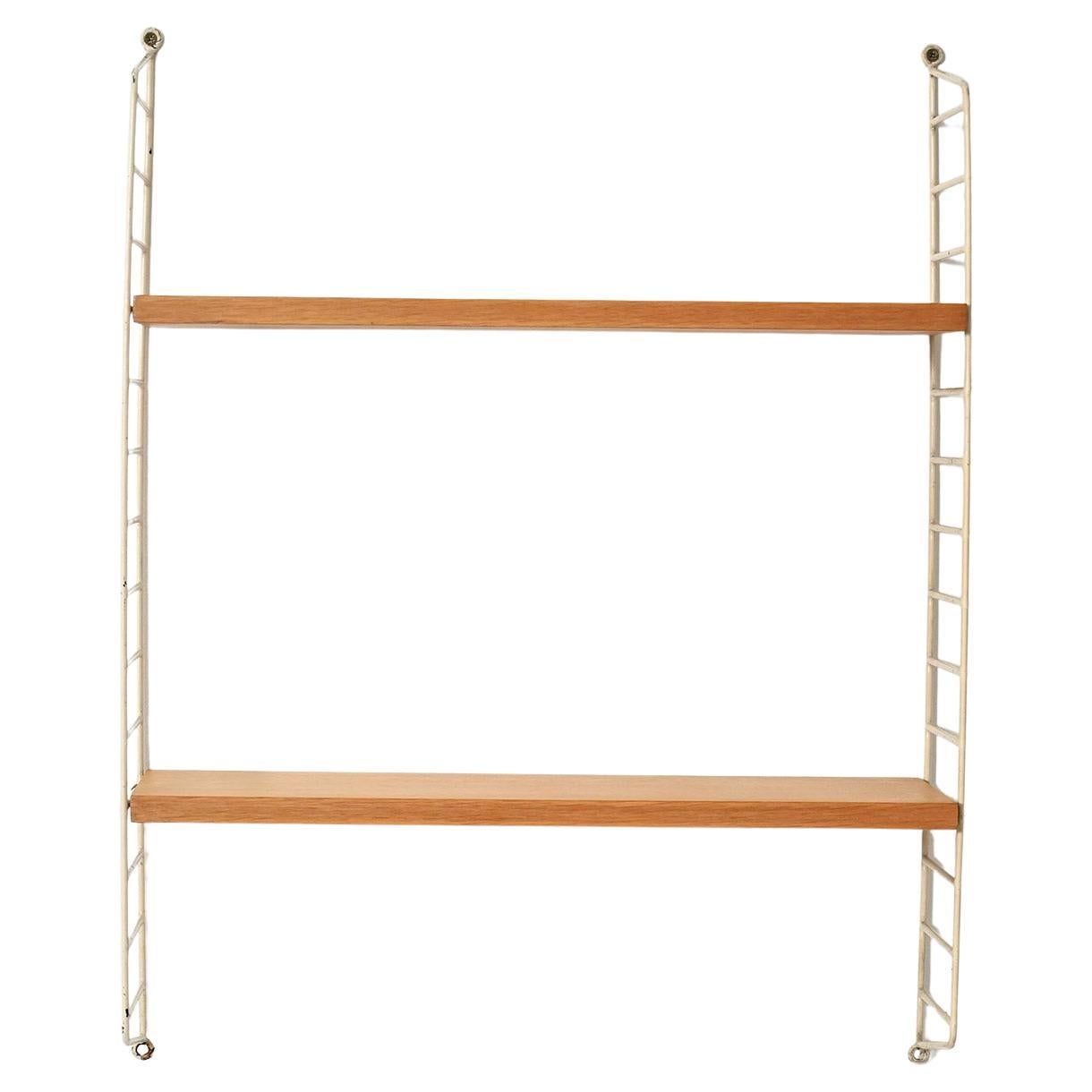 Scandinavian wall shelf system "Hylla" 1960s For Sale