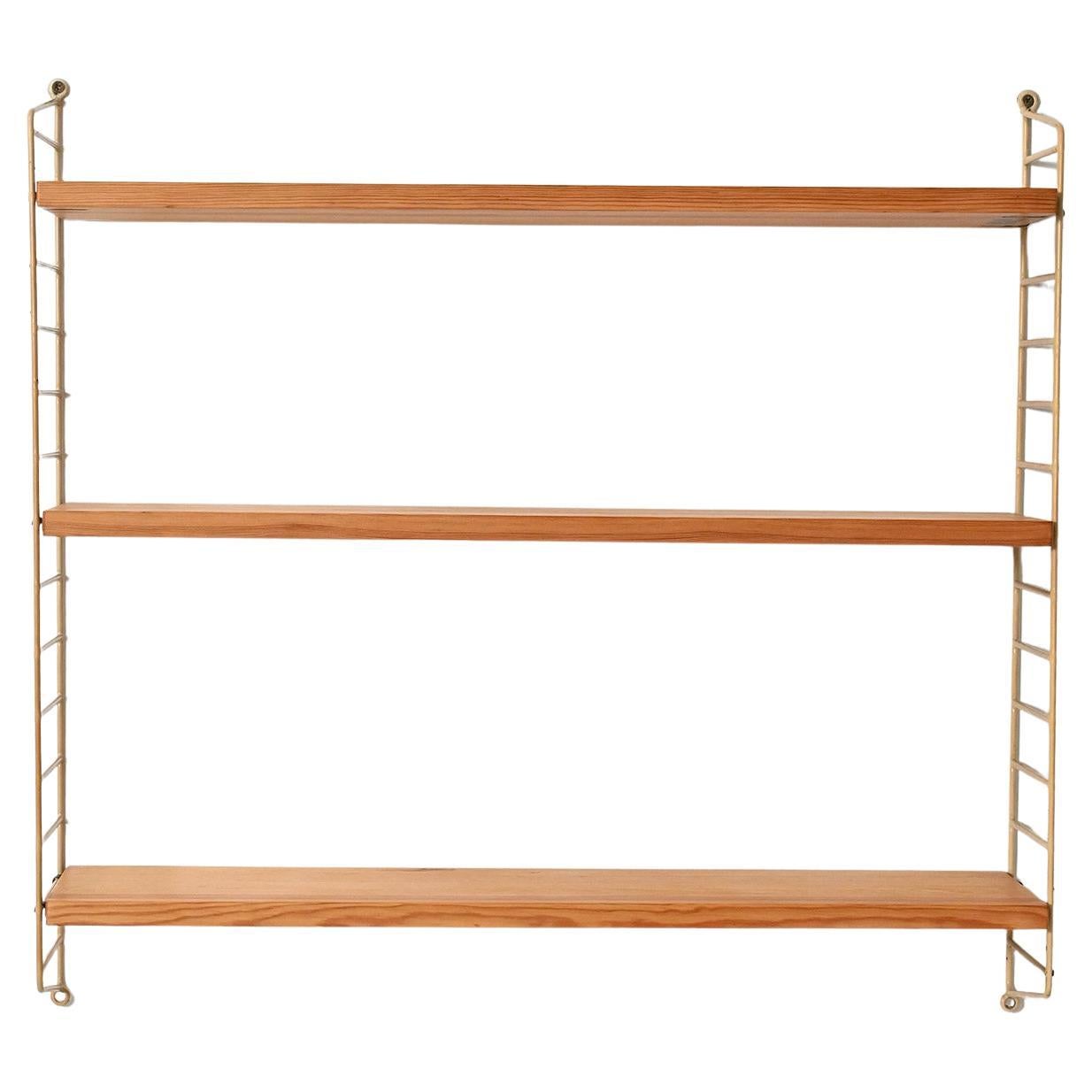 Scandinavian wall shelf system "Hylla" 1960s