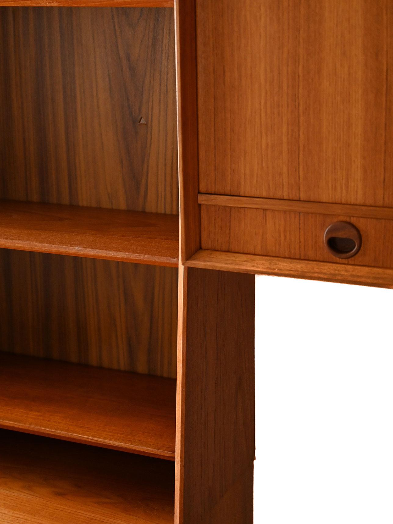 Sistema modulare scandinavo anni 60 in teak In condizioni buone in vendita a Brescia, IT