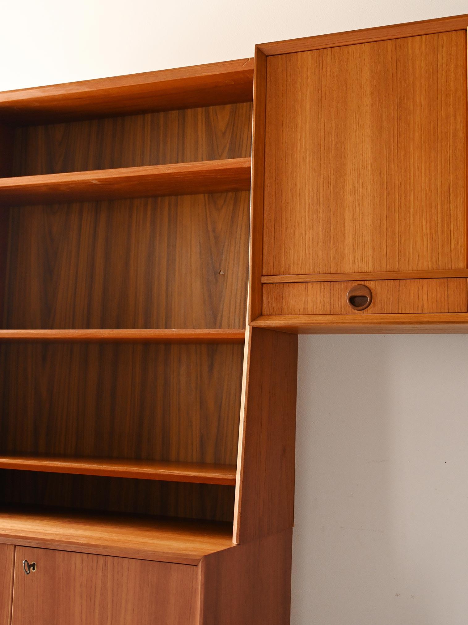 Sistema modulare scandinavo anni 60 in teak in vendita 1