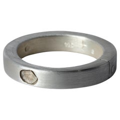 Bague Sistema (0,1 carat, dalle de diamant, 4 mm, MA+DIA)