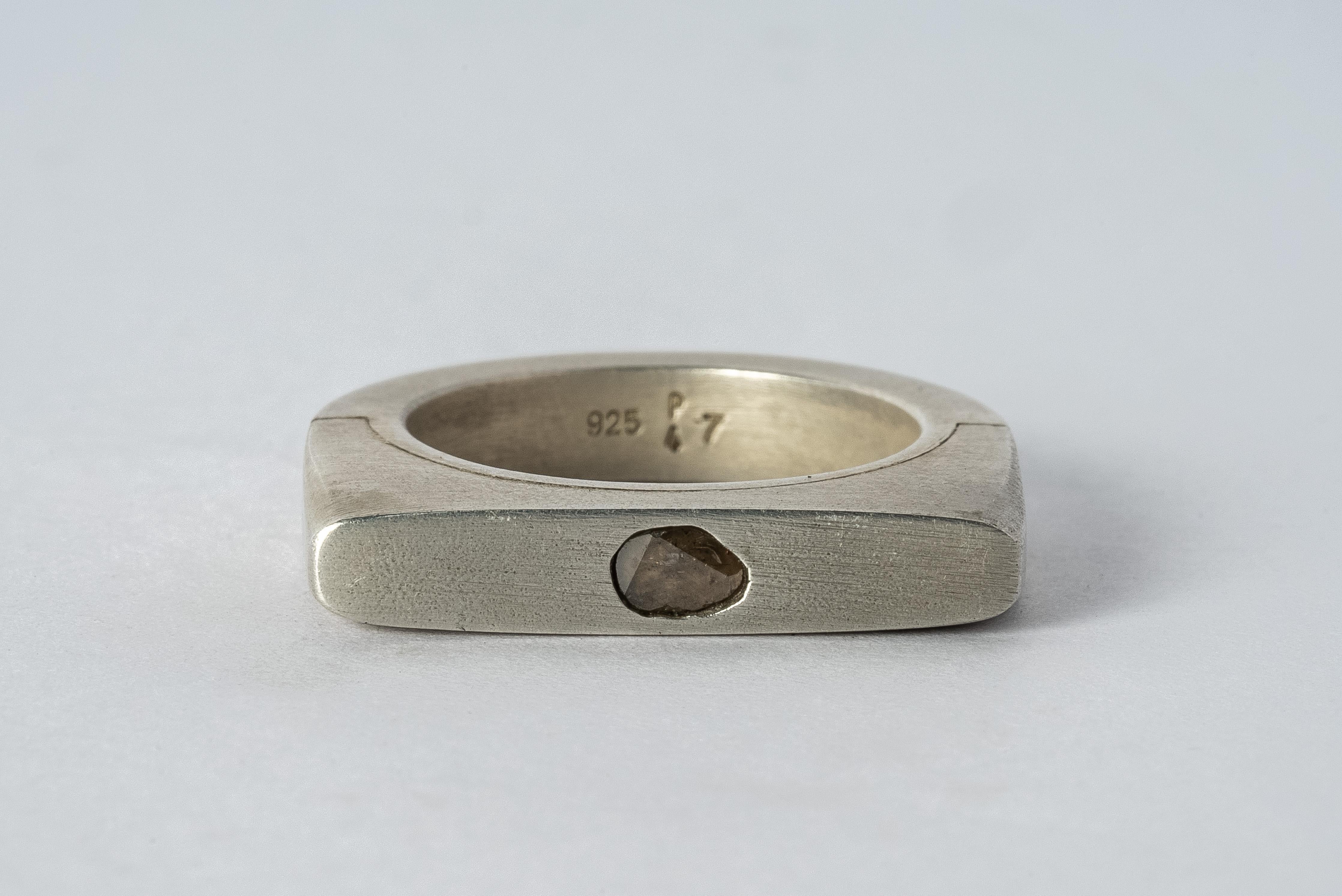 For Sale:  Sistema Ring (0.1 CT, Diamond Slab, Oval, 4mm, DA+DIA) 2