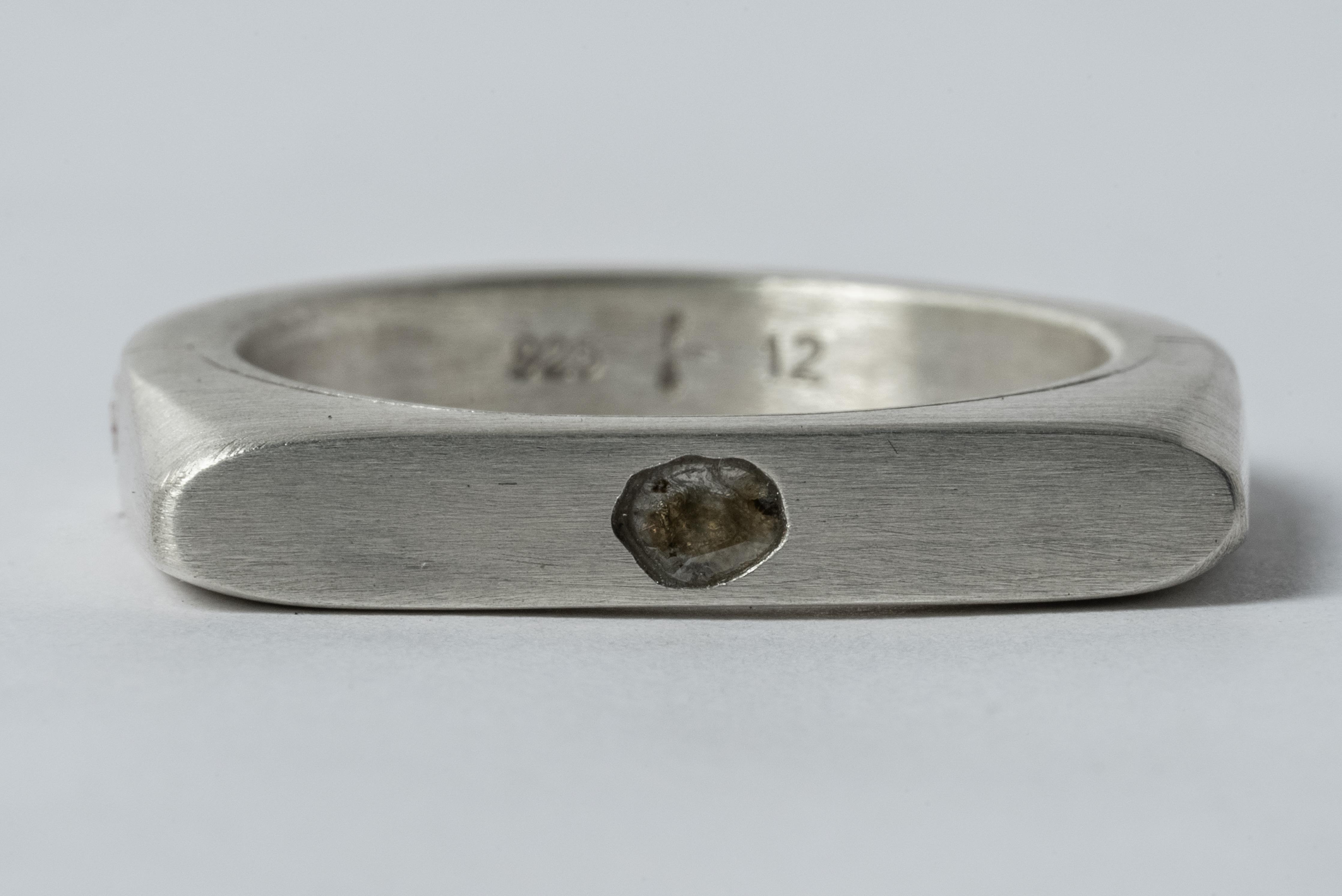 For Sale:  Sistema Ring (0.1 CT, Diamond Slab, Oval, 4mm, MA+DIA) 3