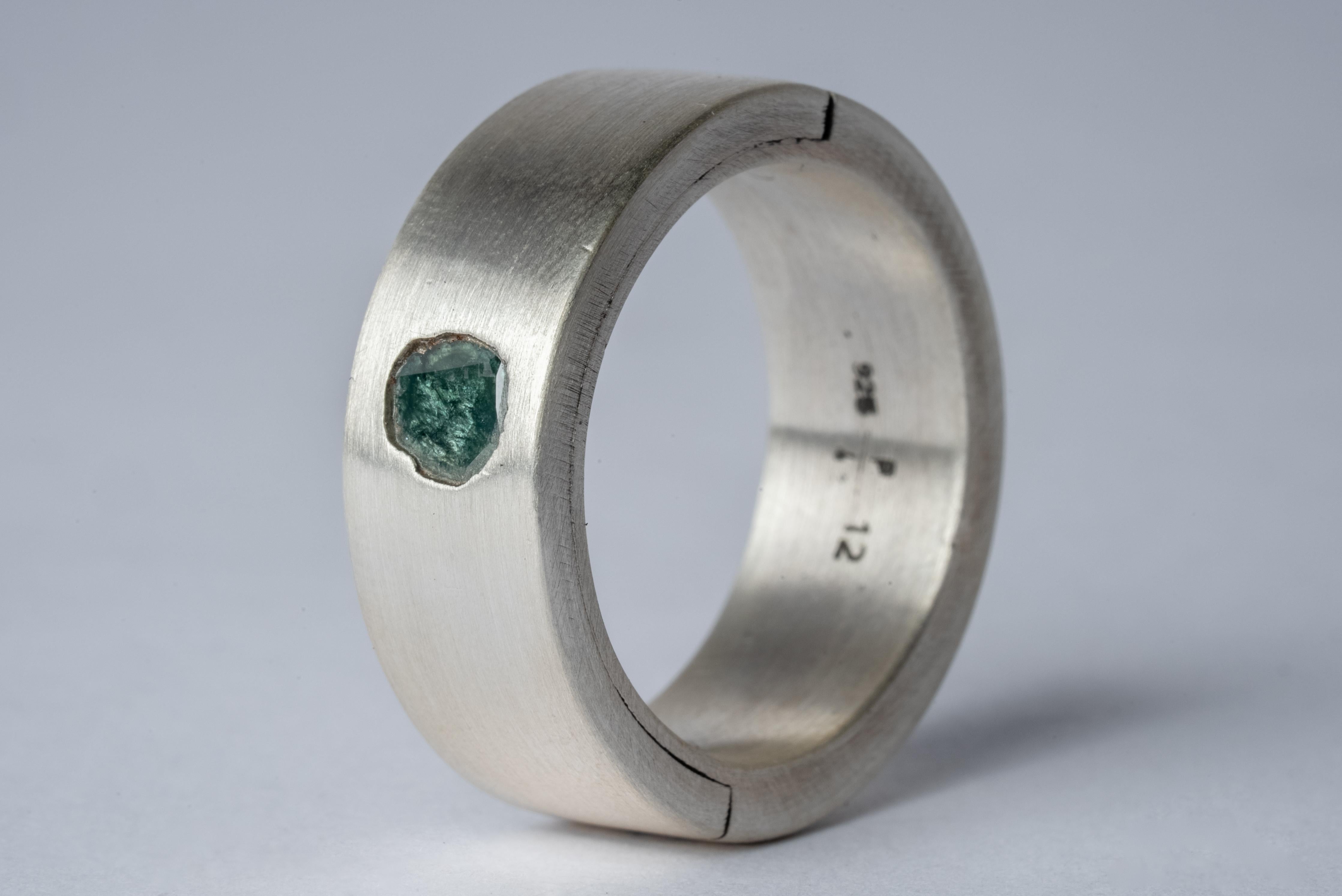 For Sale:  Sistema Ring (0.2 CT Blue Diamond Slab, 9mm, MA+BDIA) 3
