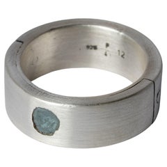 Sistema Ring (0.2 CT Blue Diamond Slab, 9mm, MA+BDIA)