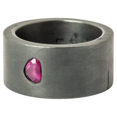 Sistema-Ring (0.3 Karat, Ausziehfassung, facettierter Rubin, 12 mm, KA+RUB)