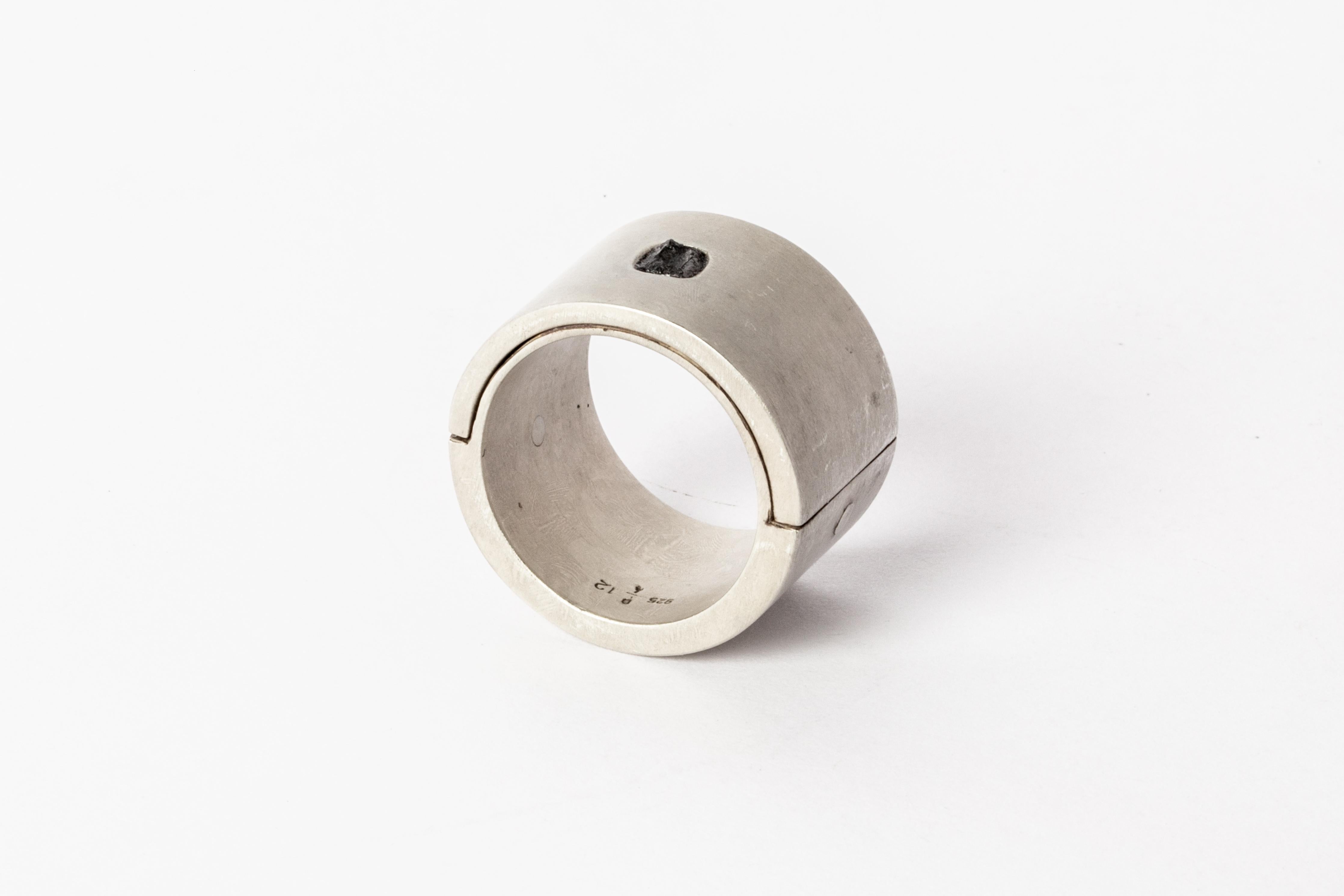 For Sale:  Sistema Ring (0.4 CT, Black Diamond Fragment, 17mm, DA+KFRDIA) 6