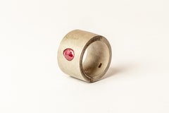 Sistema Ring (0.6 CT, Single Ruby Slice, 17mm, DA+RUB)