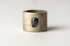 Sistema-Ring (0.8 Karat, blauer Saphir, facettierter Saphir, 17 mm, DA+SAF)