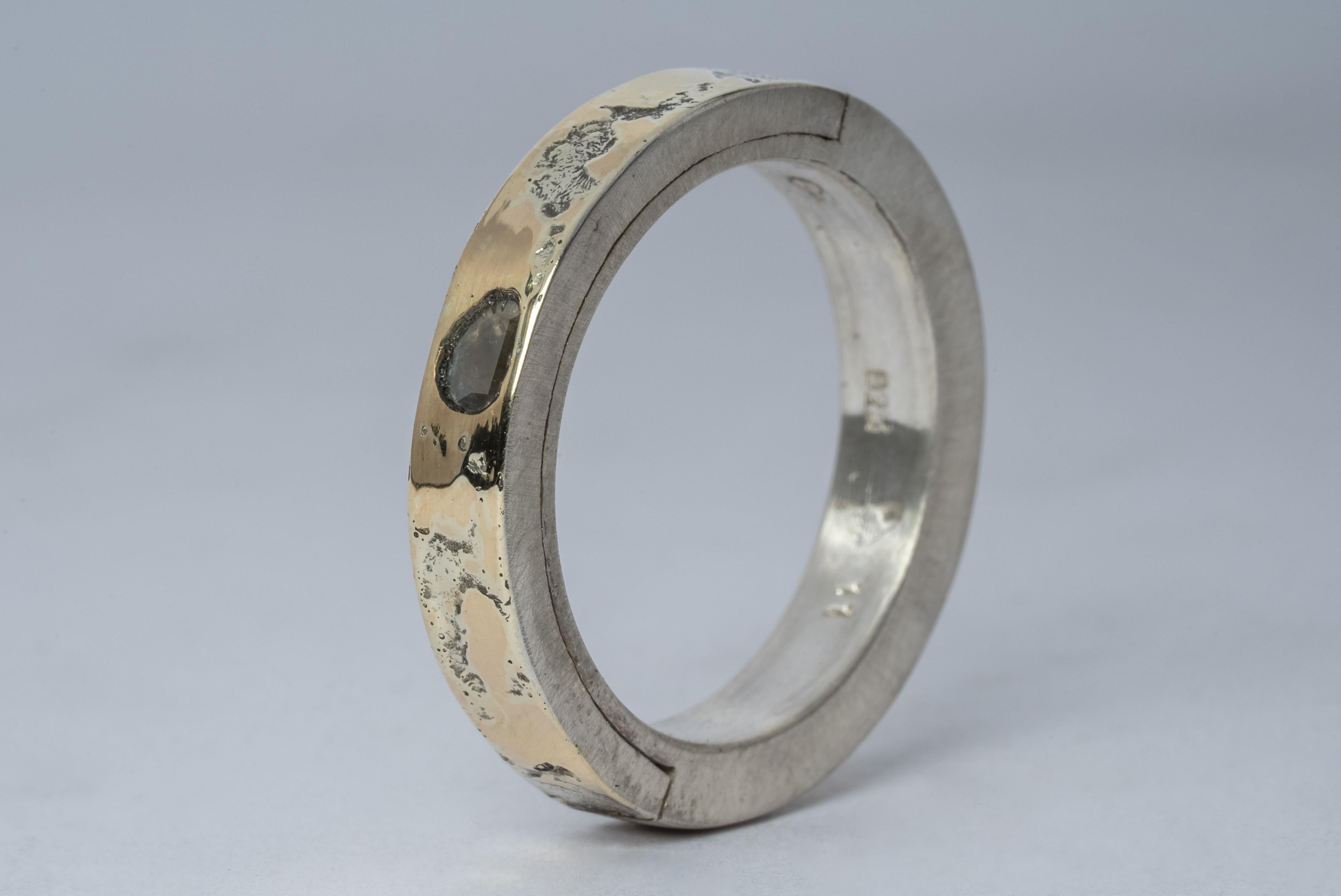 For Sale:  Sistema Ring (Fuse, 0.1 CT, Diamond Slab, 4mm, MA18K+DIA) 3