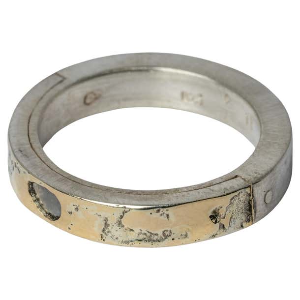 Customizable Sistema Ring (Fuse, 0.1 CT, Diamond Slab, 4mm, MA18K+DIA ...