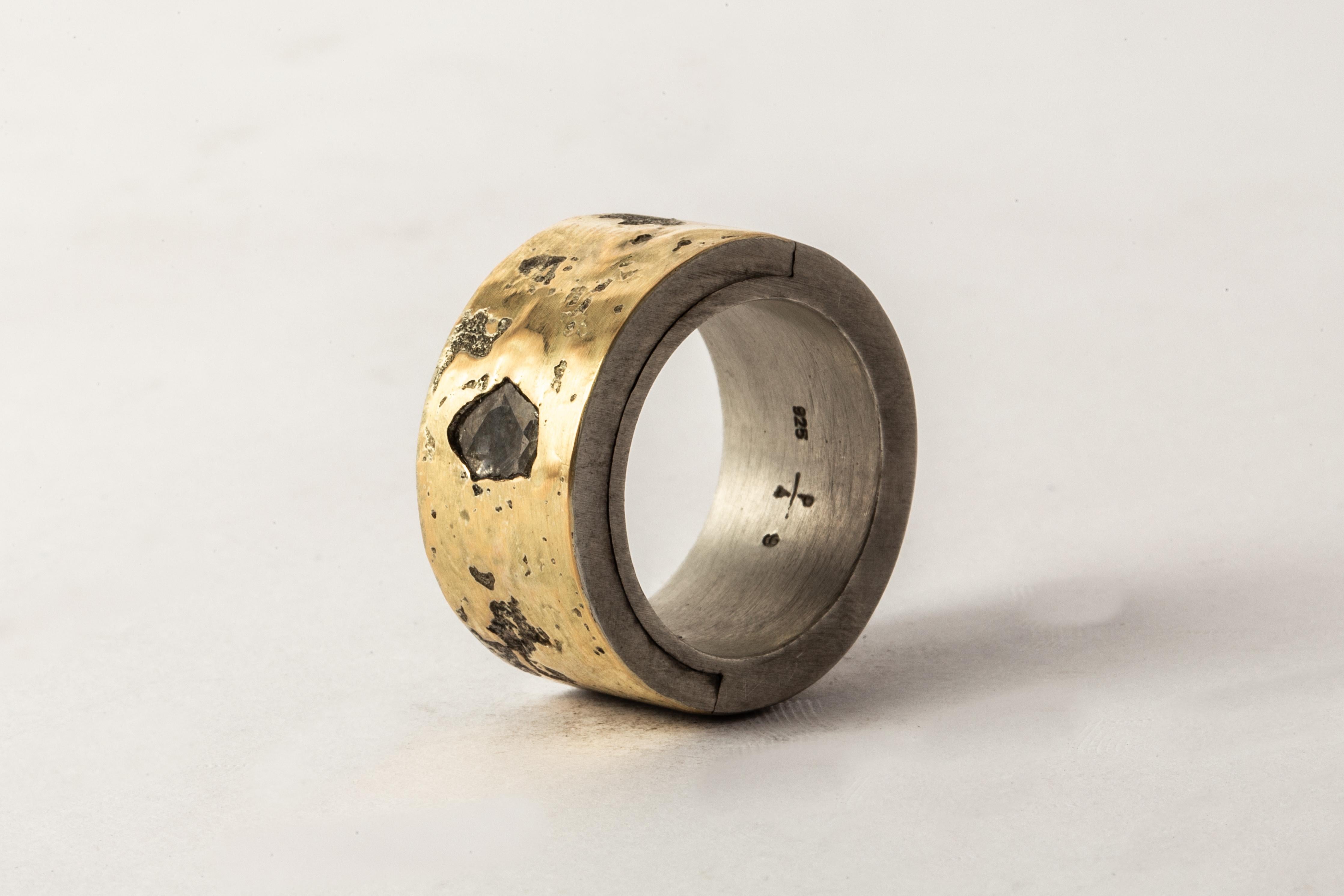 For Sale:  Sistema Ring (Fuse, 0.2 CT, Diamond Slab, 12mm, DA18K+DIA) 2