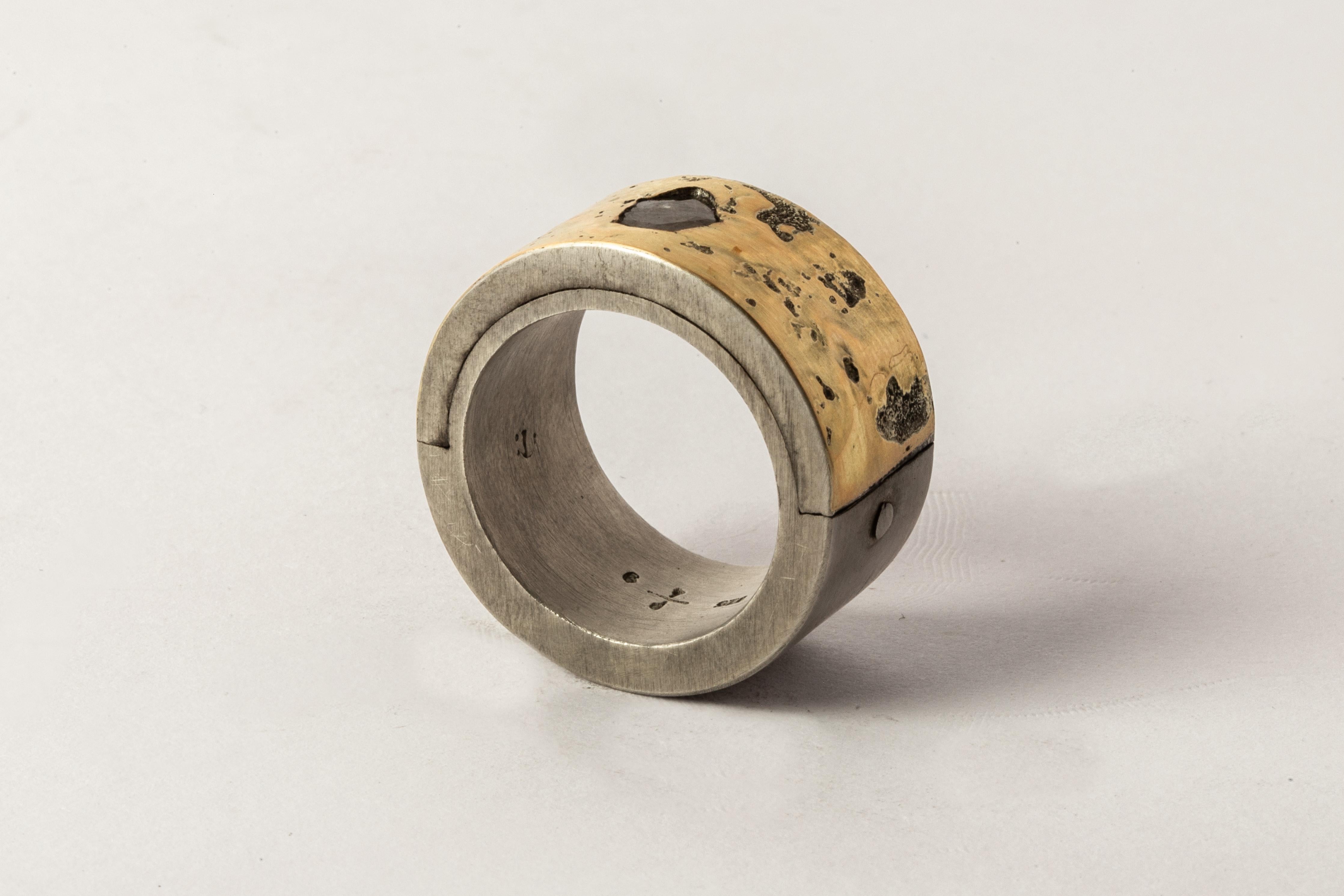 For Sale:  Sistema Ring (Fuse, 0.2 CT, Diamond Slab, 12mm, DA18K+DIA) 5