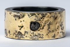 Sistema Ring (Fuse, 0.2 CT, Tiny Faceted Diamond Slab, 12mm, KA18K+FCDIA)