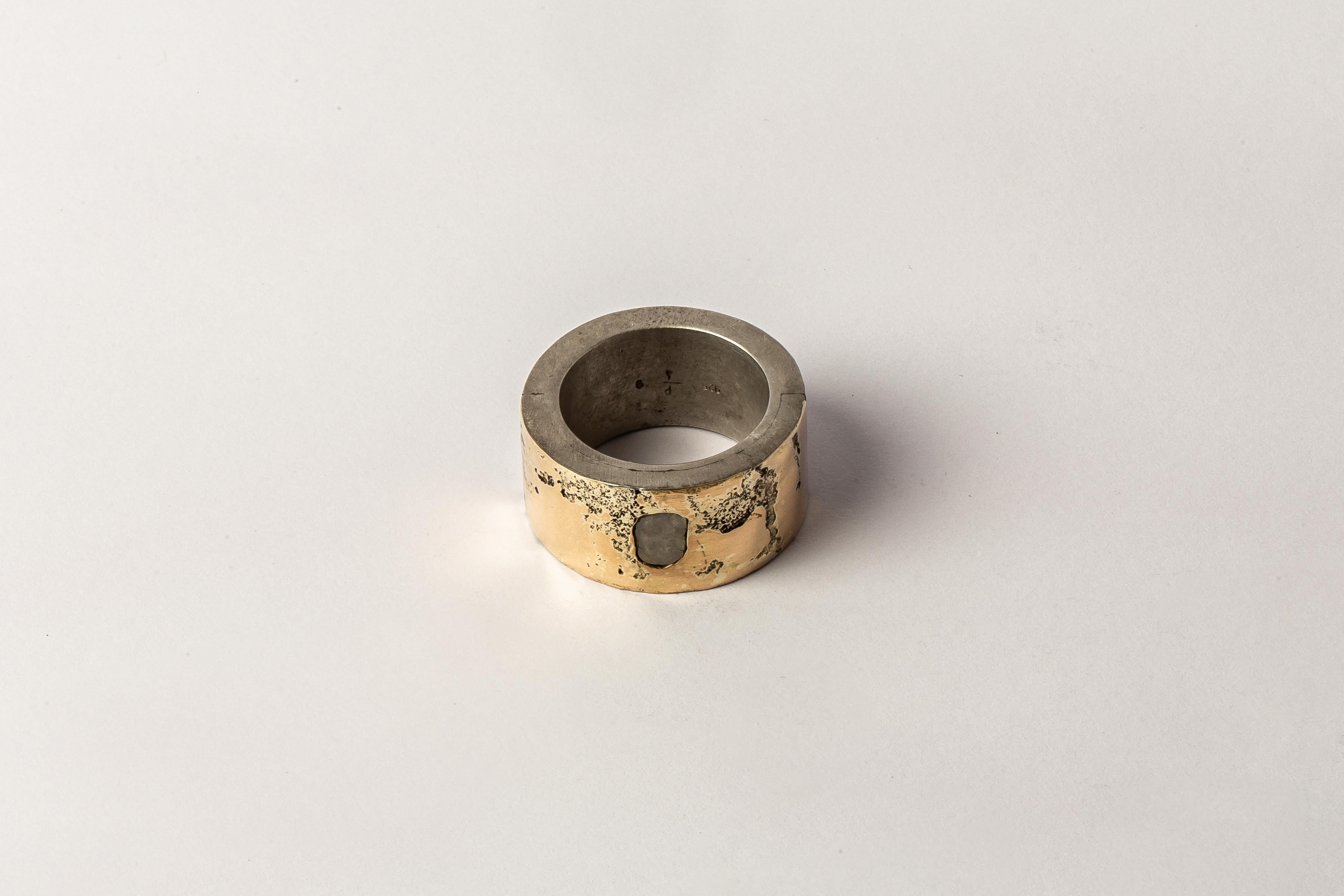 For Sale:  Sistema Ring (Fuse, 0.2 CT, Yellow Diamond Slab, 12mm, DA18K+YDIA) 4