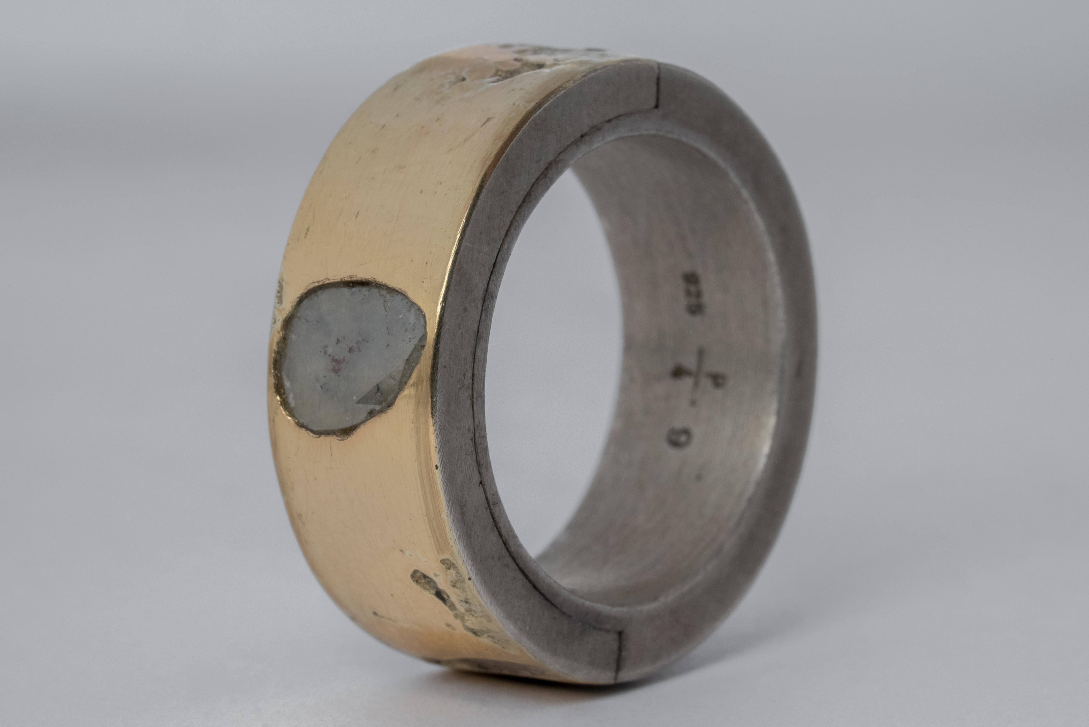 For Sale:  Sistema Ring (Fuse, 0.4 CT, Diamond Slab, 9mm, DA18K+DIA) 3