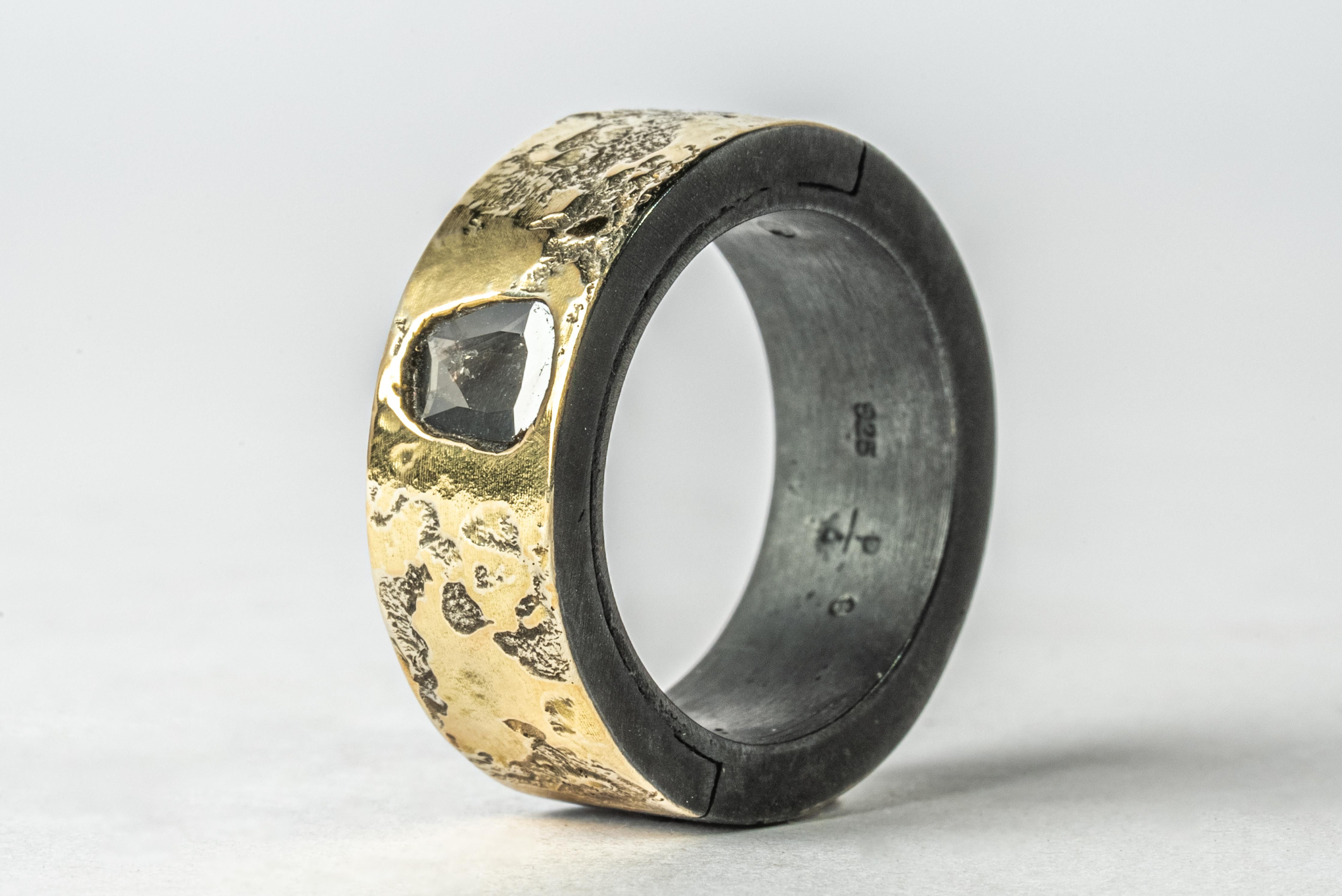 For Sale:  Sistema Ring (Fuse, 0.4 CT, Diamond Slab, 9mm, KA18K+DIA) 2