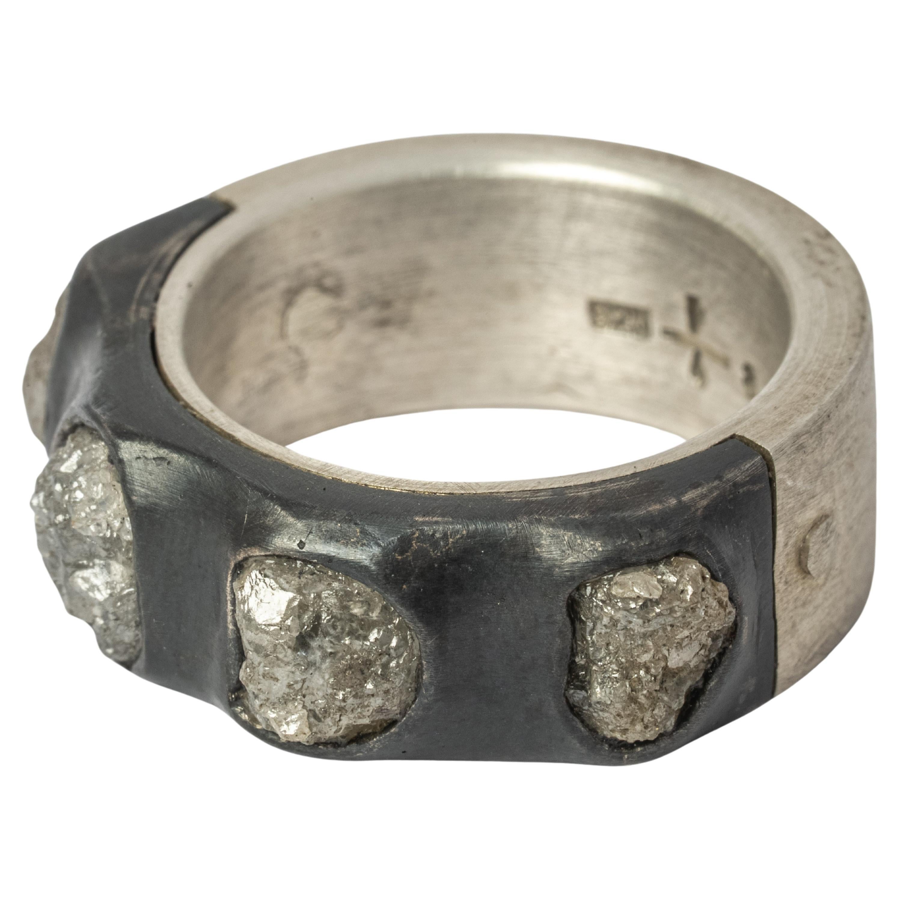 For Sale:  Sistema Ring (Terrestrial Surfaced, 4.0 CT, 4 Diamond Fragments, 9mm, MA+KA+FRDI