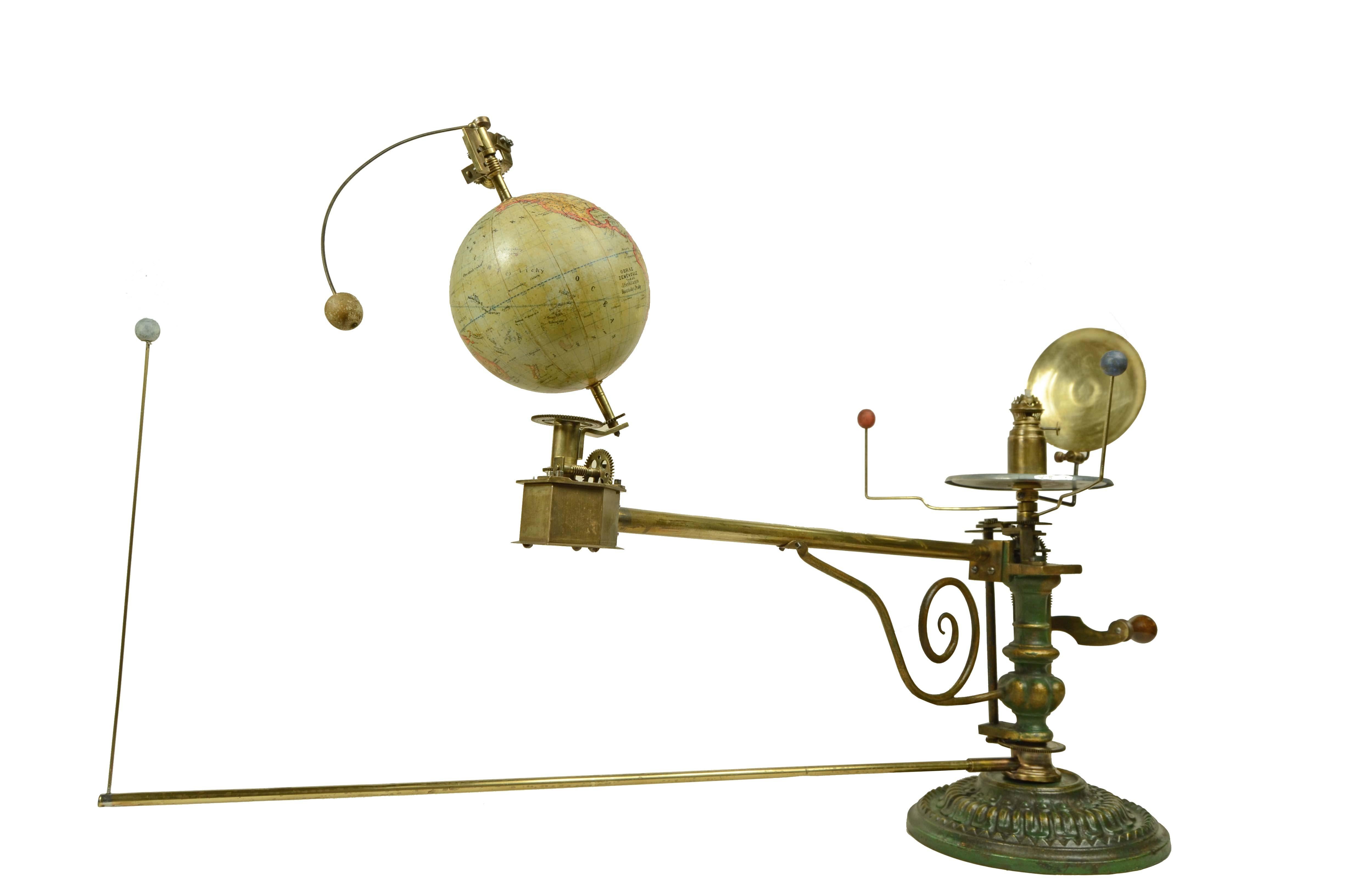 Tellurio ovvero modello meccanico rappresentativo e dimostrativo del sistema solare  composto da Sole, Mercurio, Venere, Terra, Luna e Marte, realizzato  dal geografo e cartografo Praghese Jan Felkl attorno alla  seconda metà del XIX secolo, la più