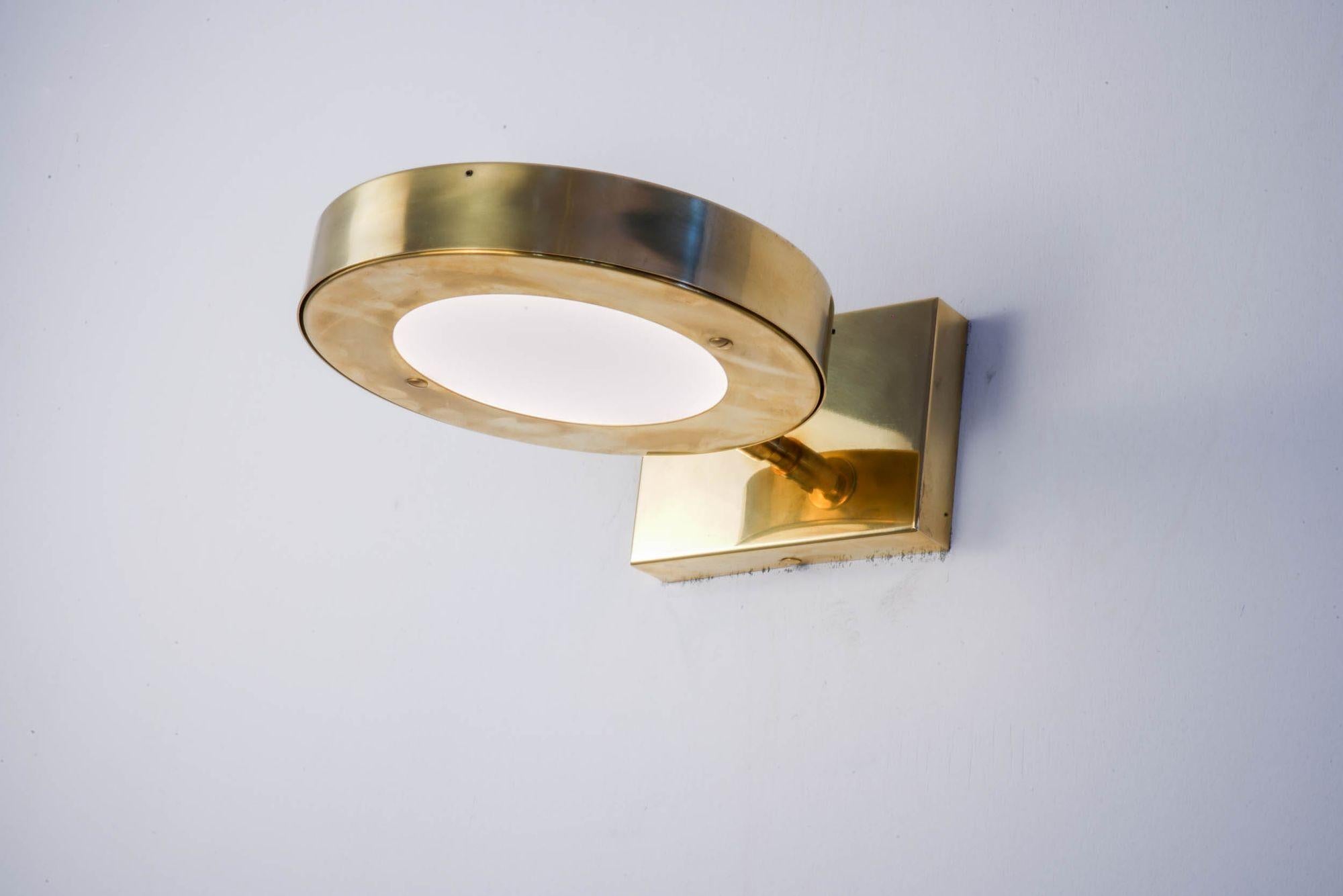 Sistema Solare Wandleuchter. Calacatta Oro-Marmor. Silvio Piattelli Entwurf im Angebot 13