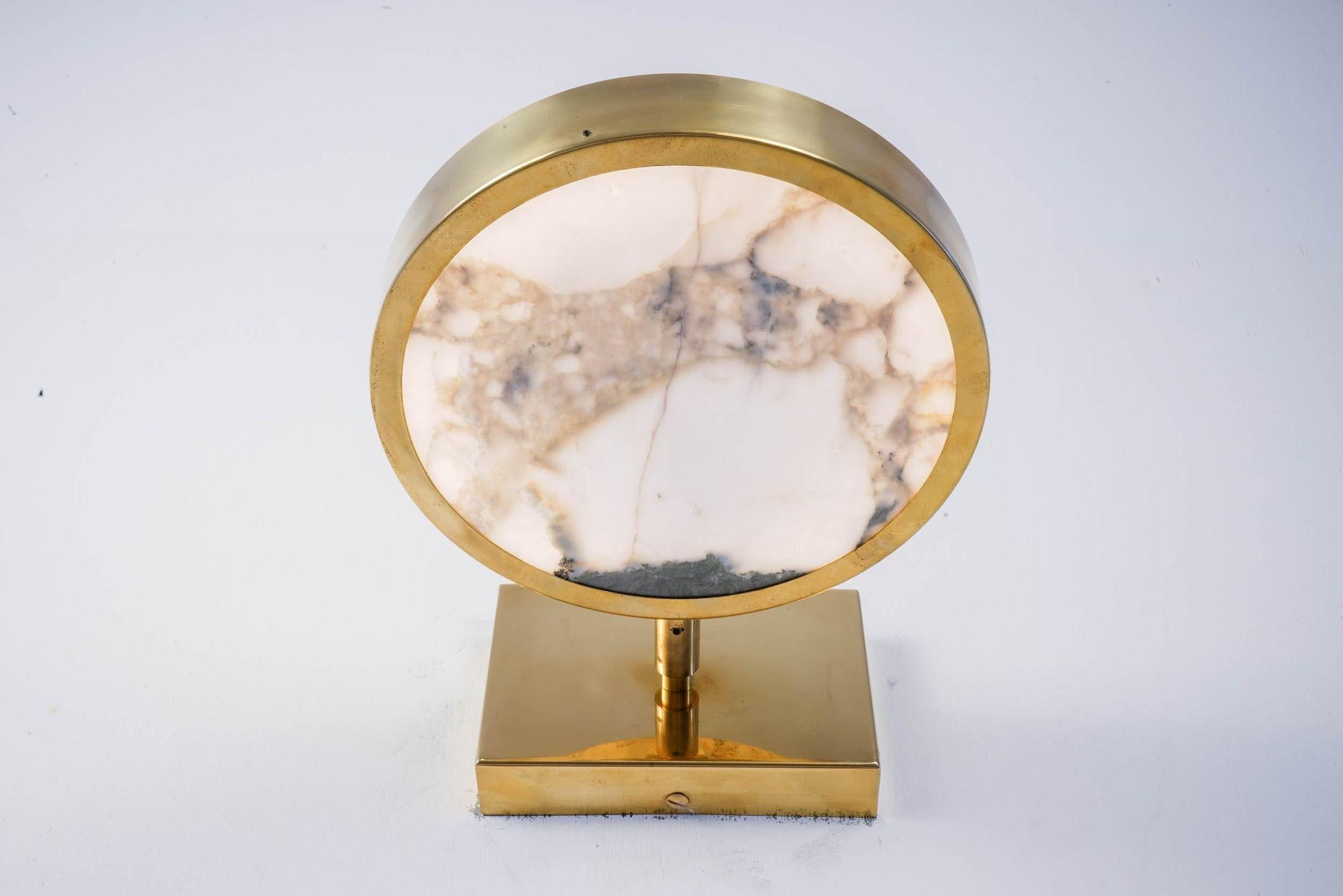 Sistema Solare Wandleuchter. Calacatta Oro-Marmor. Silvio Piattelli Entwurf im Angebot 1