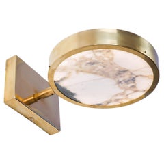 Applique murale Sistema Solare. Marbre Calacatta oro. Silvio Piattelli