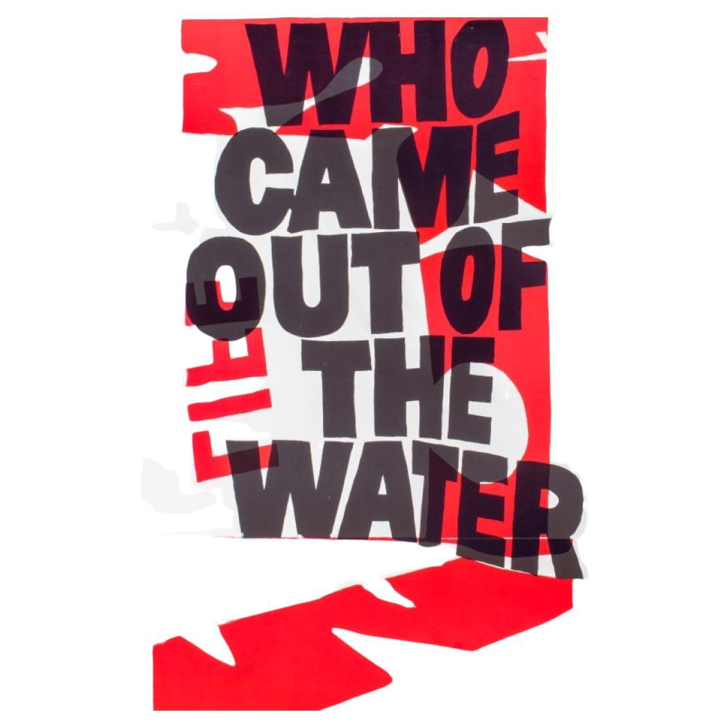 Sister Corita "Who Came Out of the Water" Print For Sale