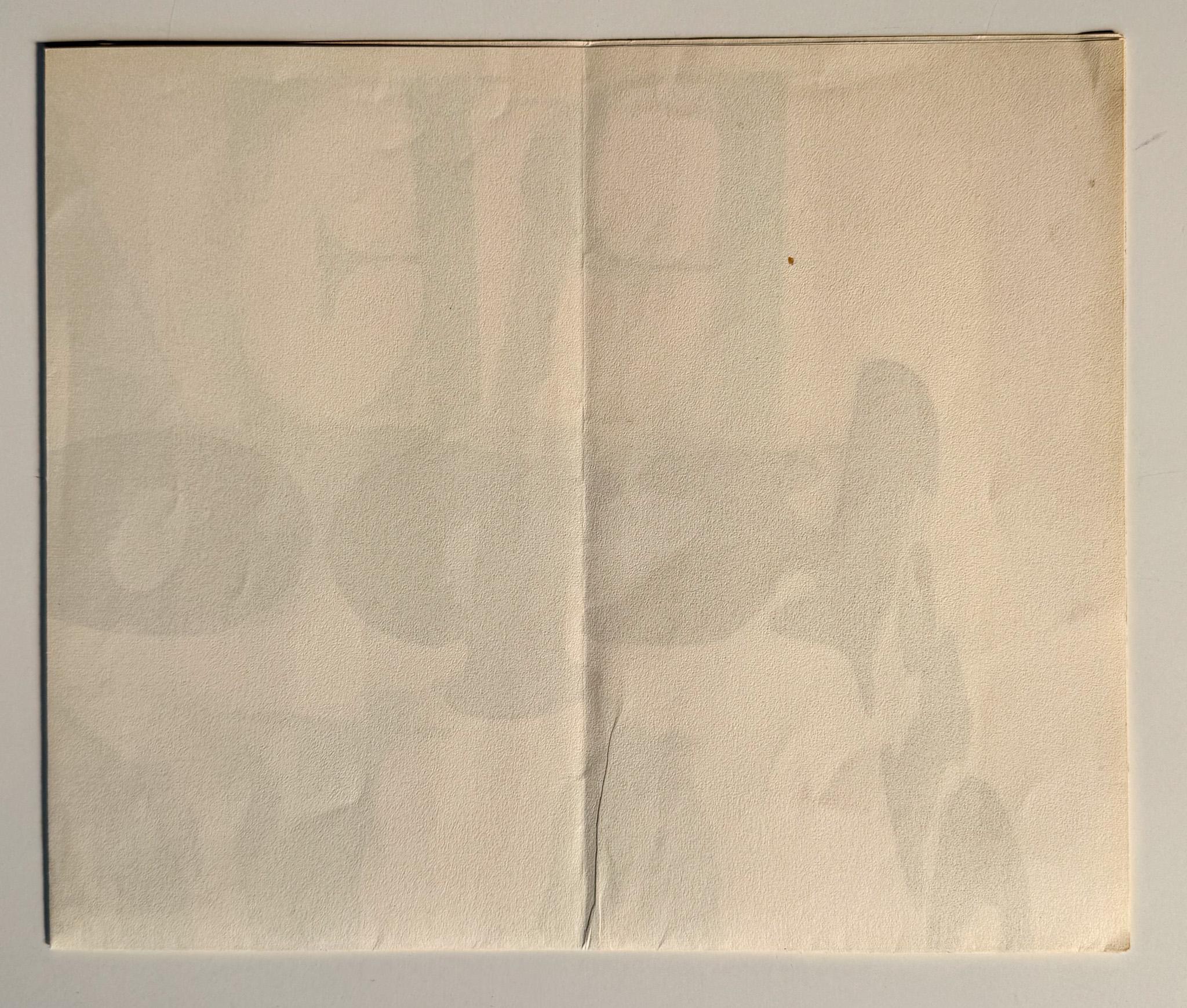 Sister Mary Corita Exhibition Poster/Announcement, Morris Gallery 1966 In Good Condition For Sale In New York, NY